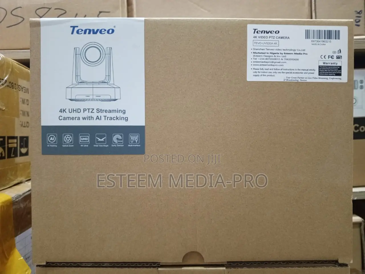 Tenveo Tevo-Uvs20a 4k30 Ai-Powered PTZ Camera