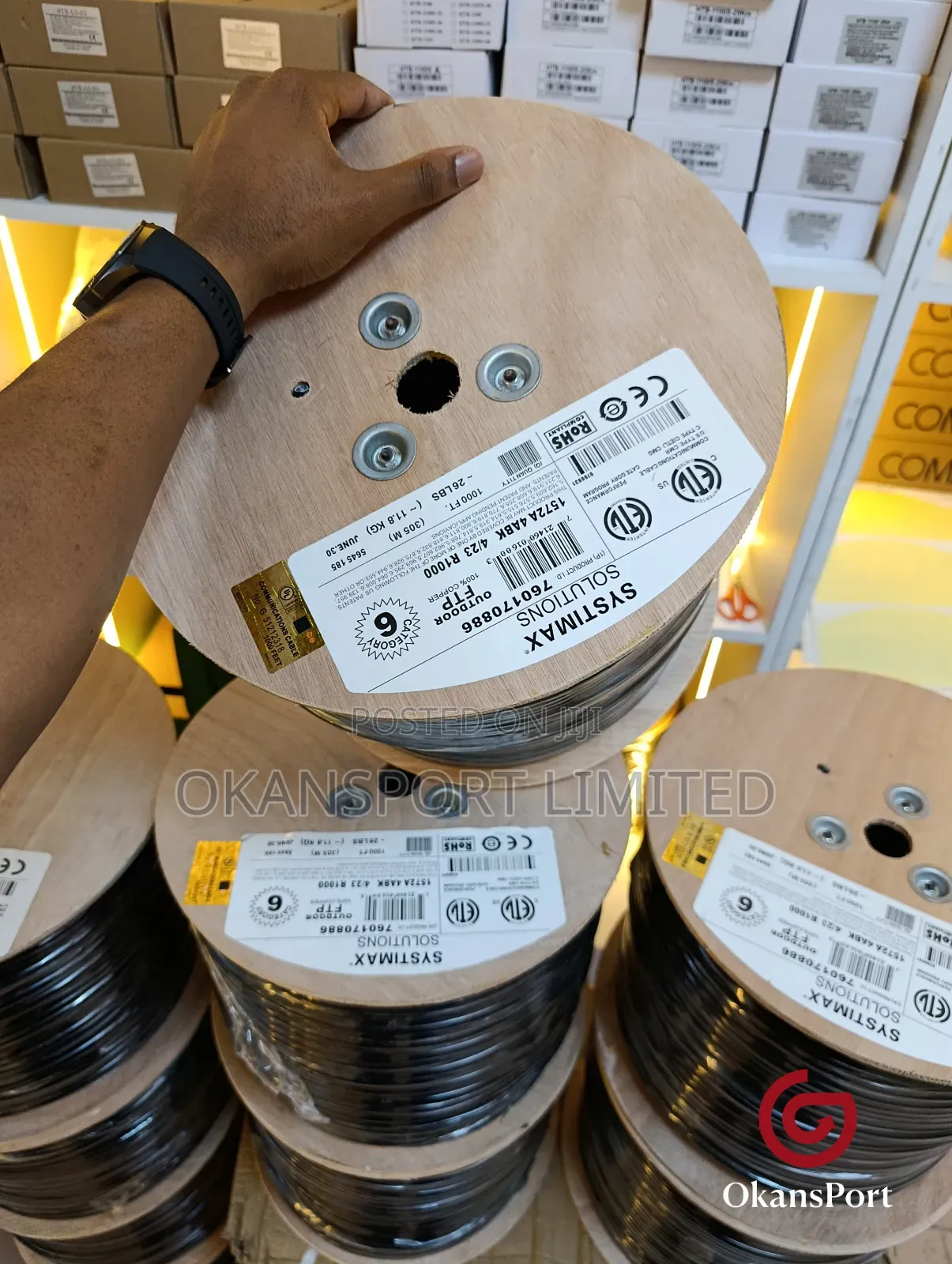 Commscope Systimax Outdoor Cat6 Cable – 100% Pure Copper/ Osp 305m