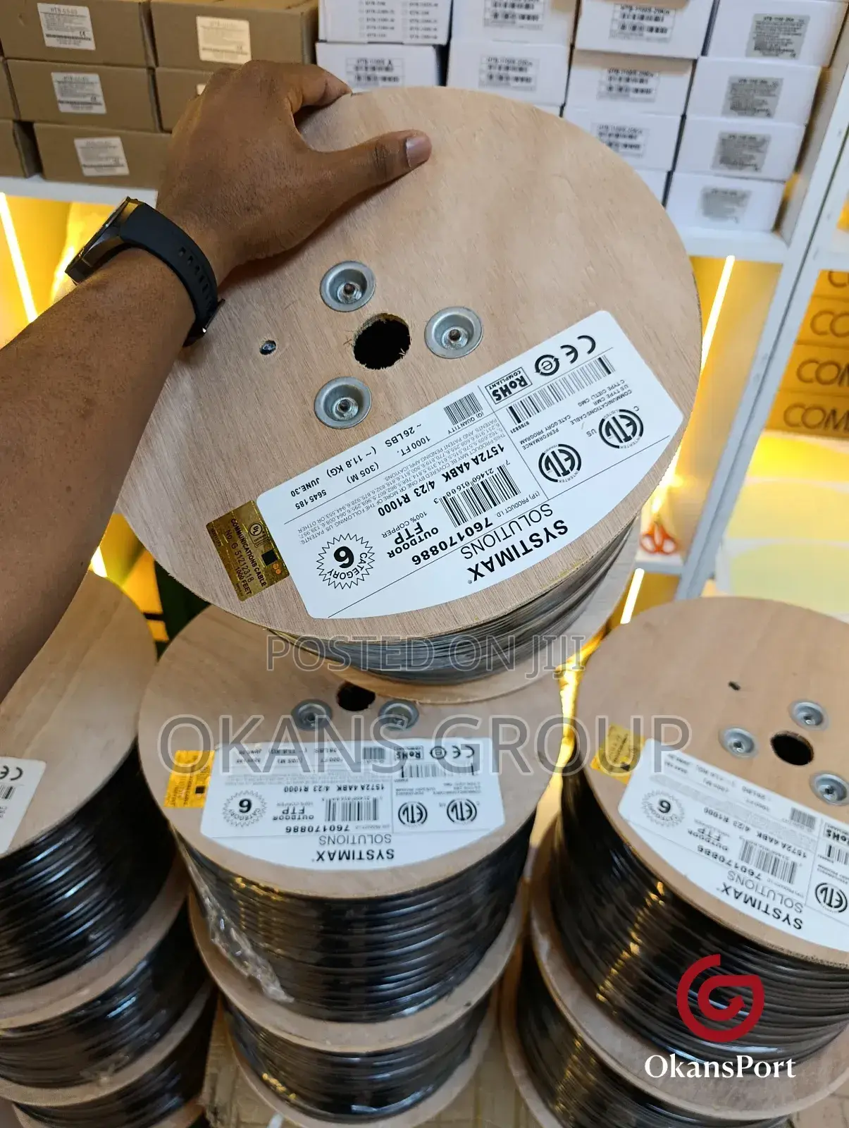 Commscope Systimax Outdoor Cat6 Cable – 100% Pure Copper/ Osp 305m