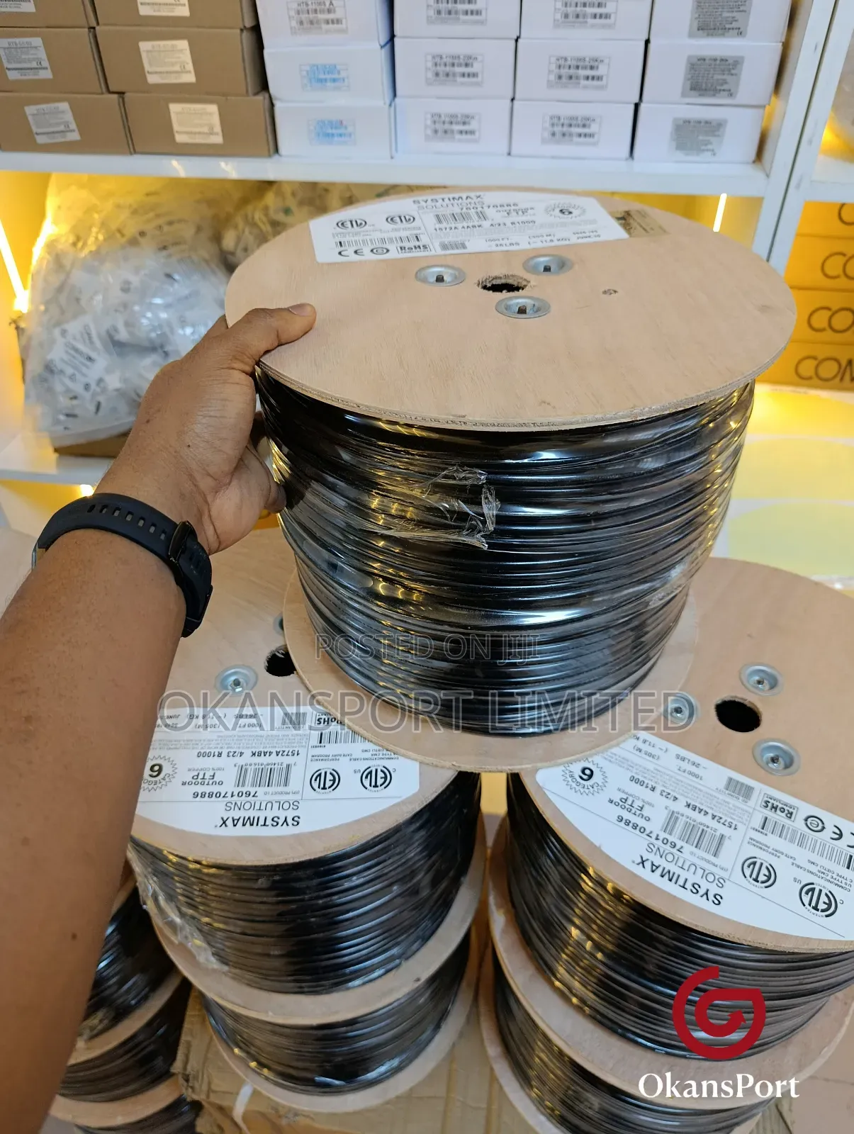 Commscope Systimax Outdoor Cat6 Cable – 100% Pure Copper/ Osp 305m
