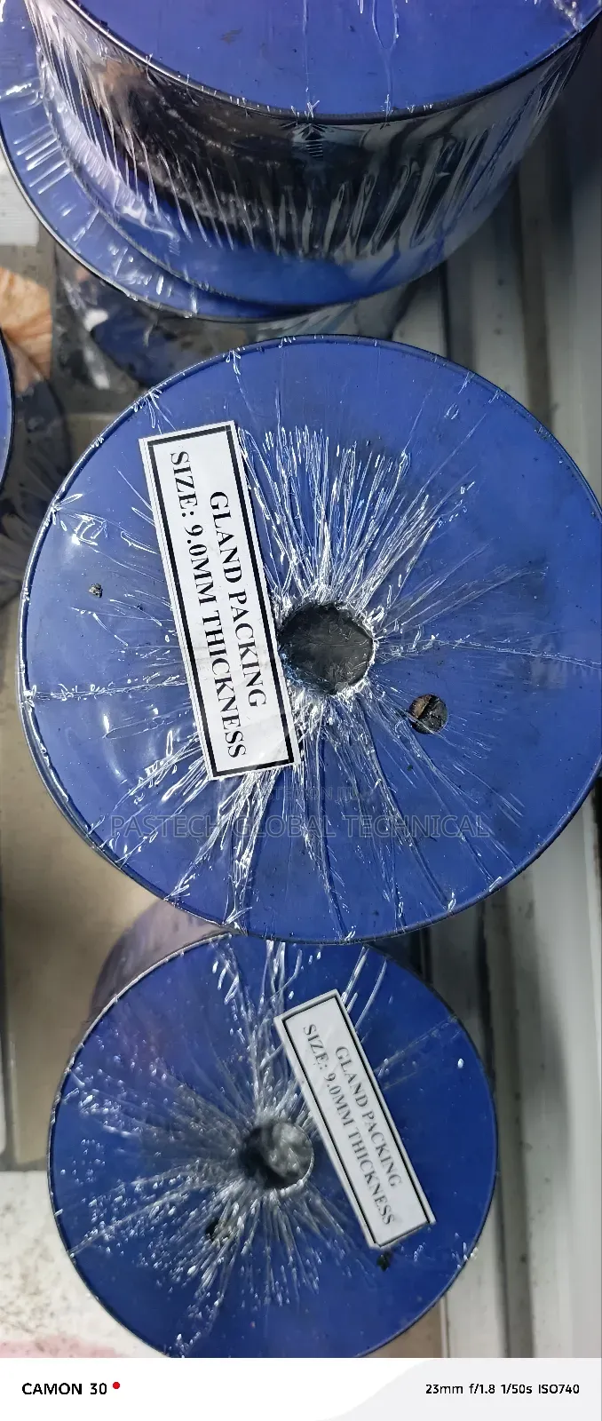 Gland Packing Size: 9.0mm Thickness