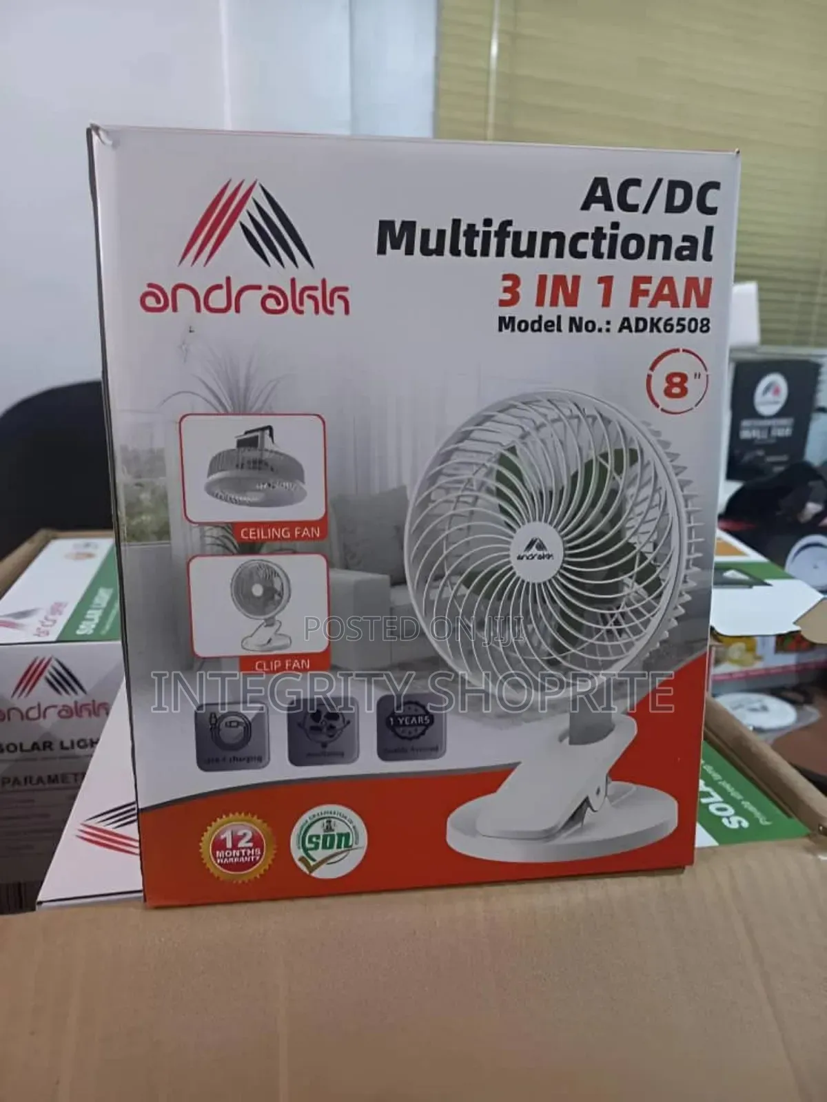 Quality Andraak Multifunctional 3 in 1 Fan