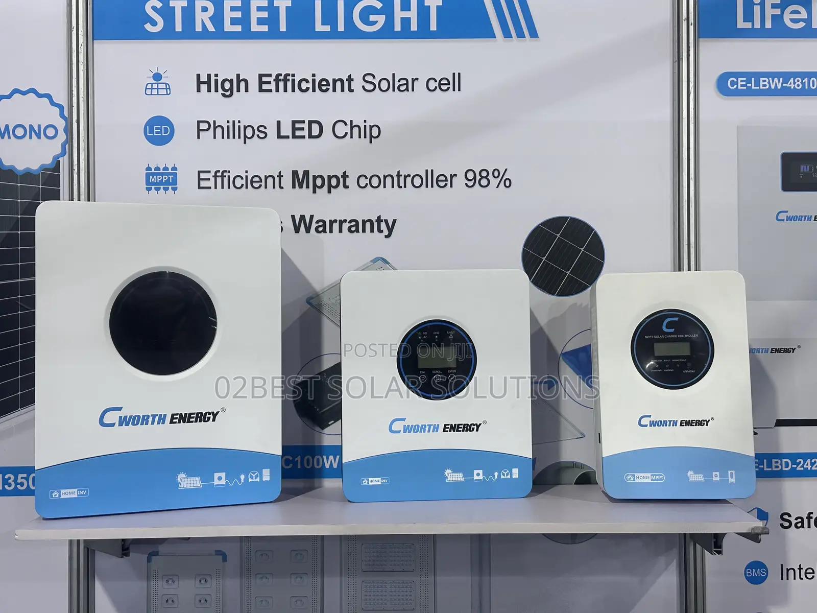 Cworth 15kwh Lifep04 Solid Battery