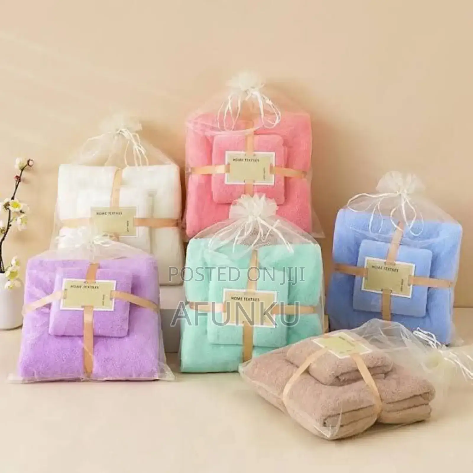 3in1 Fibre Face Body Size Towel
