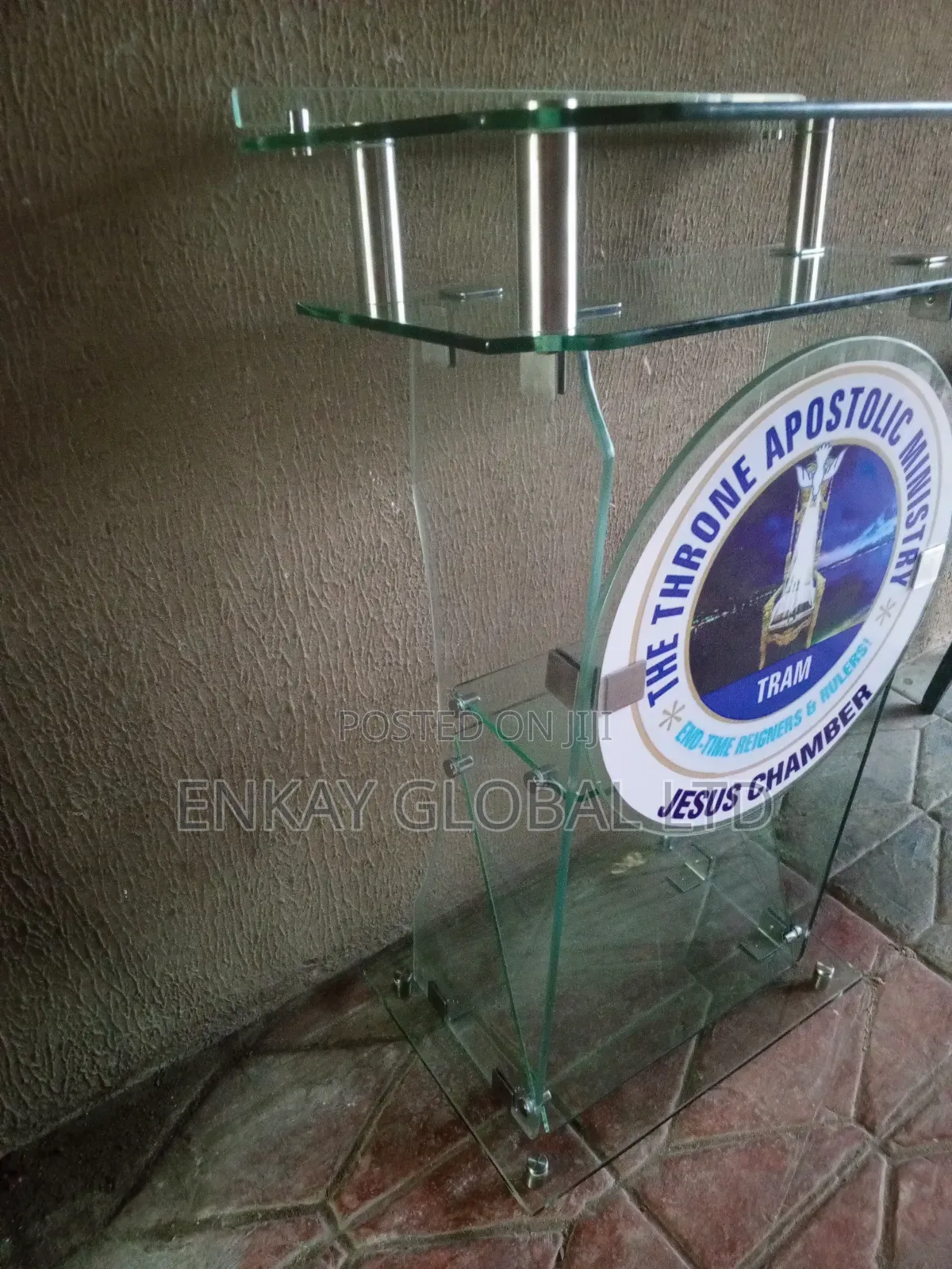 Foreign Glass Step Church Pulpit