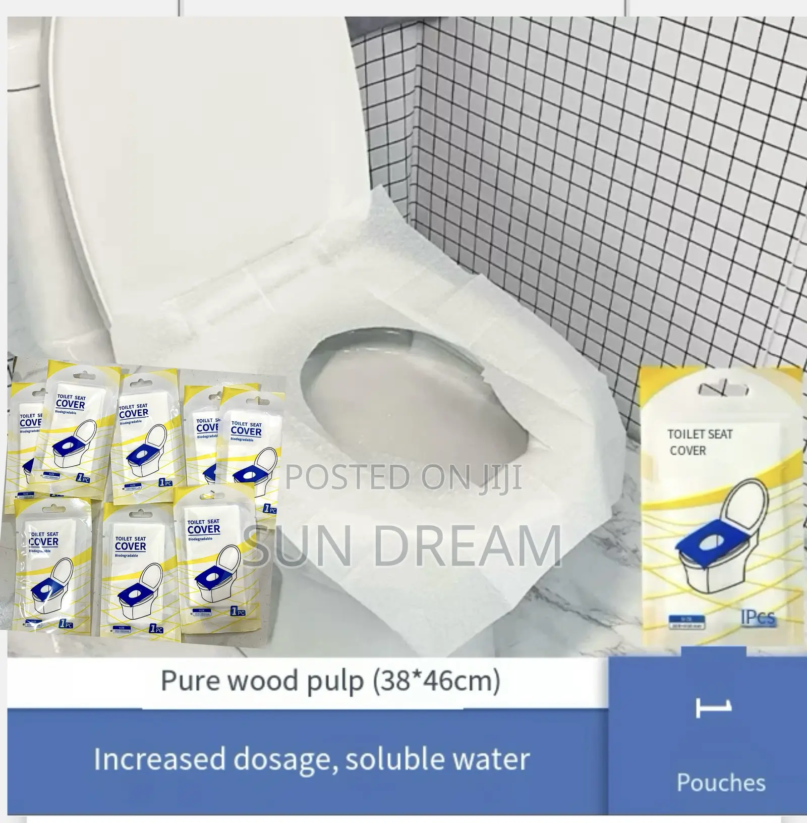 Hotel Supplies 30 PCS Disposable Toliet Seat Cover Wholesale