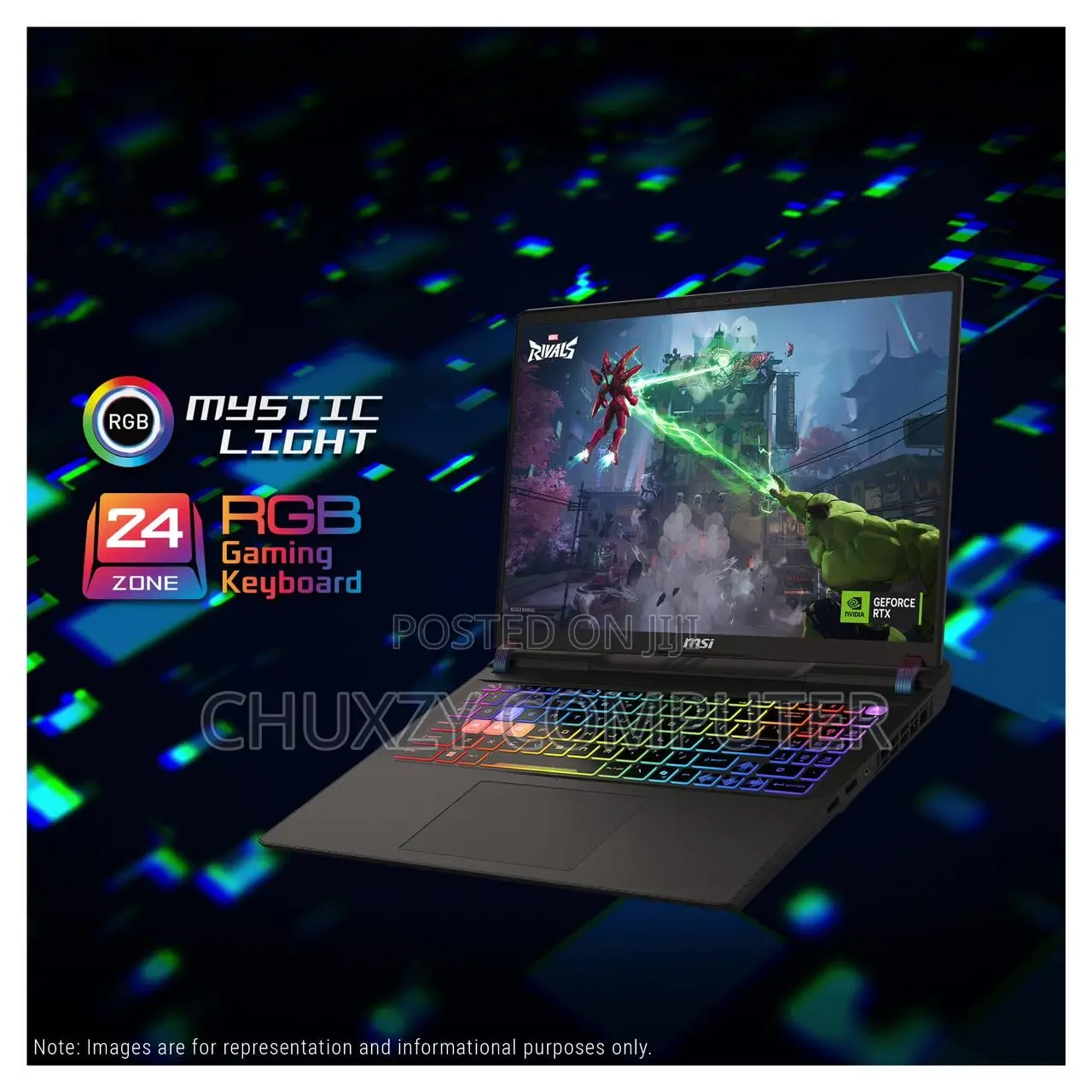 New Laptop MSI Vector 16 HX AI A2XWIG 32GB Intel Core Ultra 9 SSD 1T