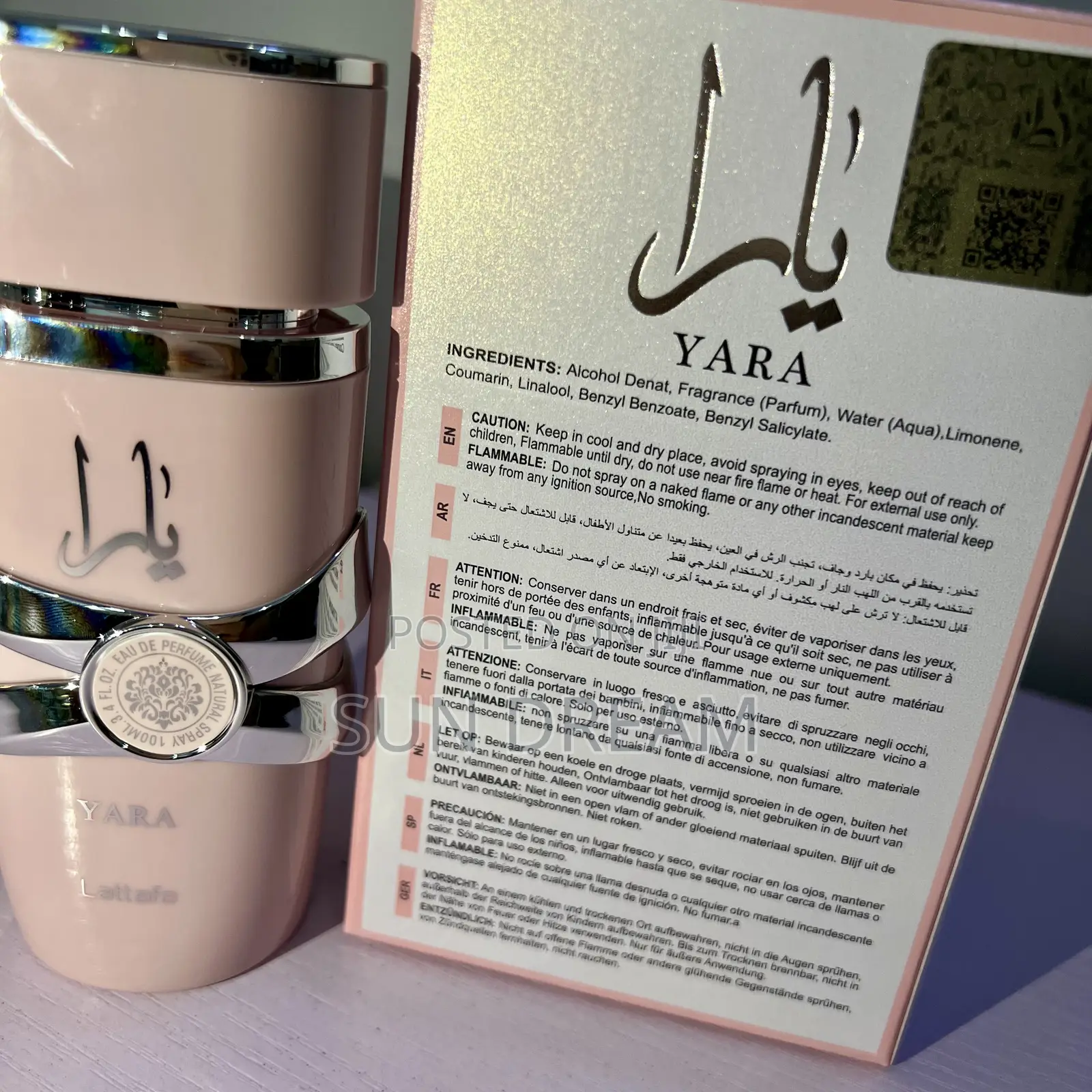Lataffa Yara Perfume Edp 100ml Woman Perfume Woman Gift