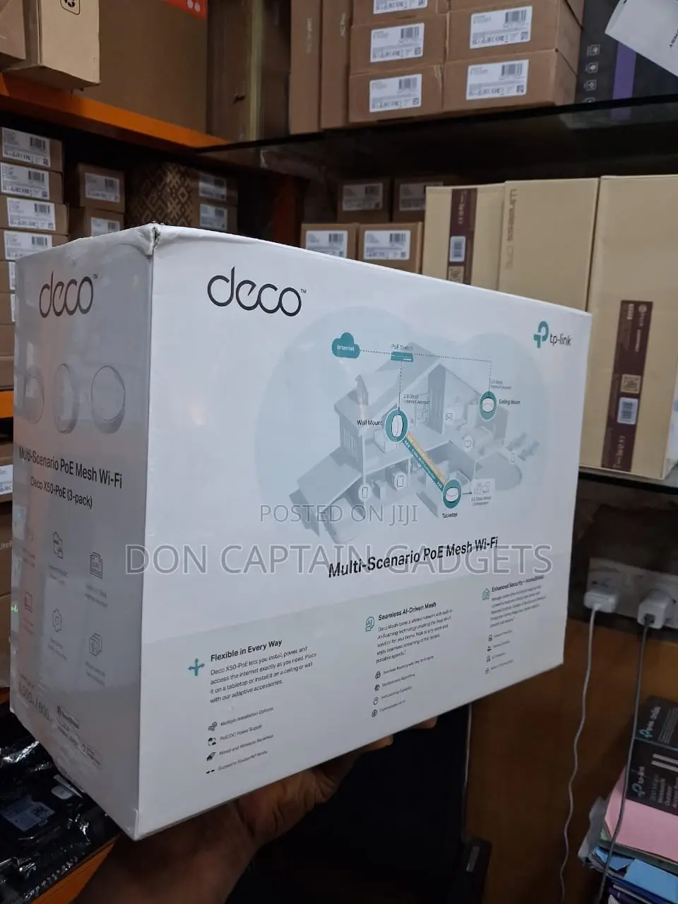 Deco X50 Poe 3 Pack Tp-Link Multi Scenario Poe Mesh Wifi 6