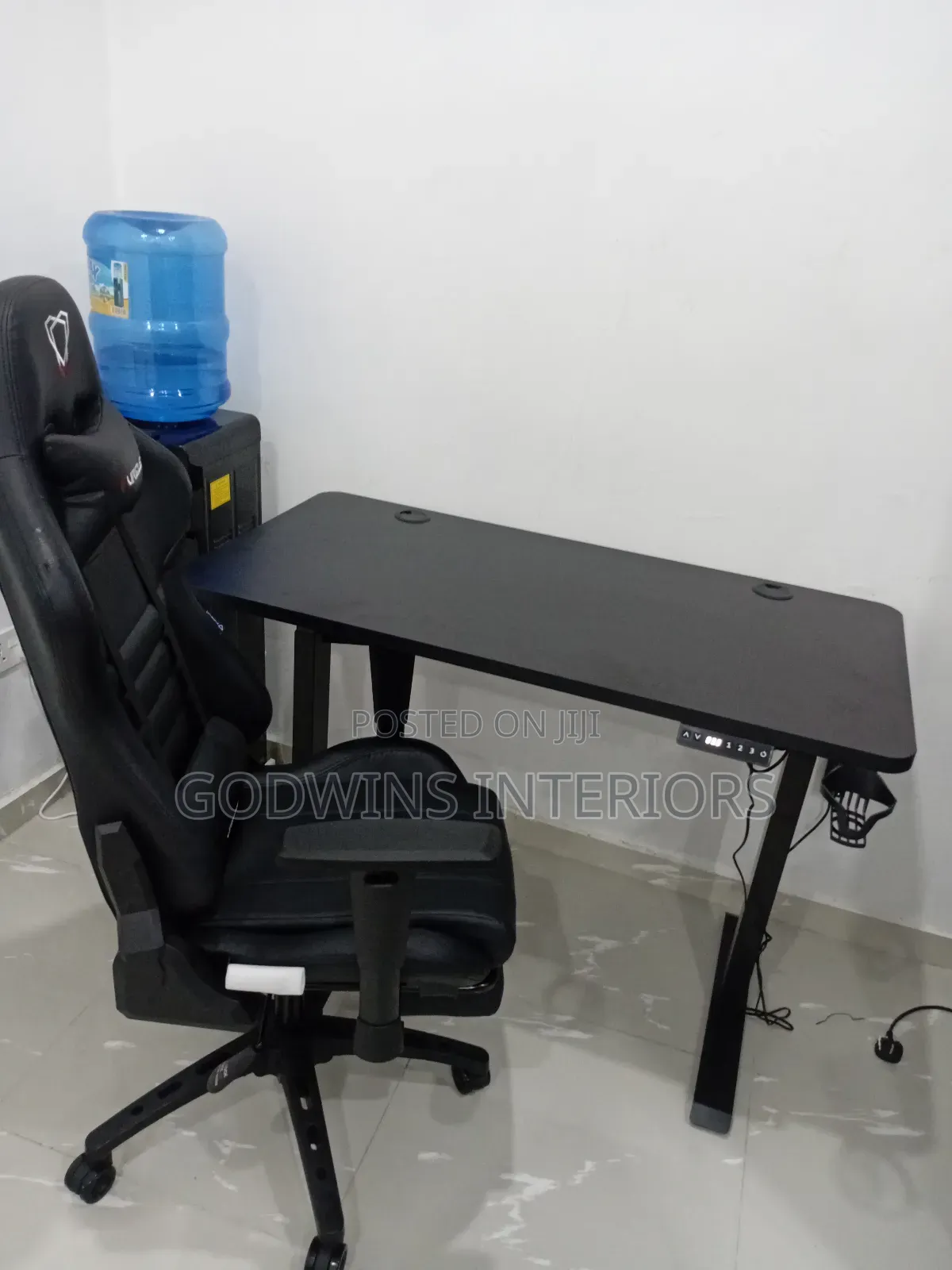 Modern Adjustable Office Desk Ergonomic Gaming Chair Set