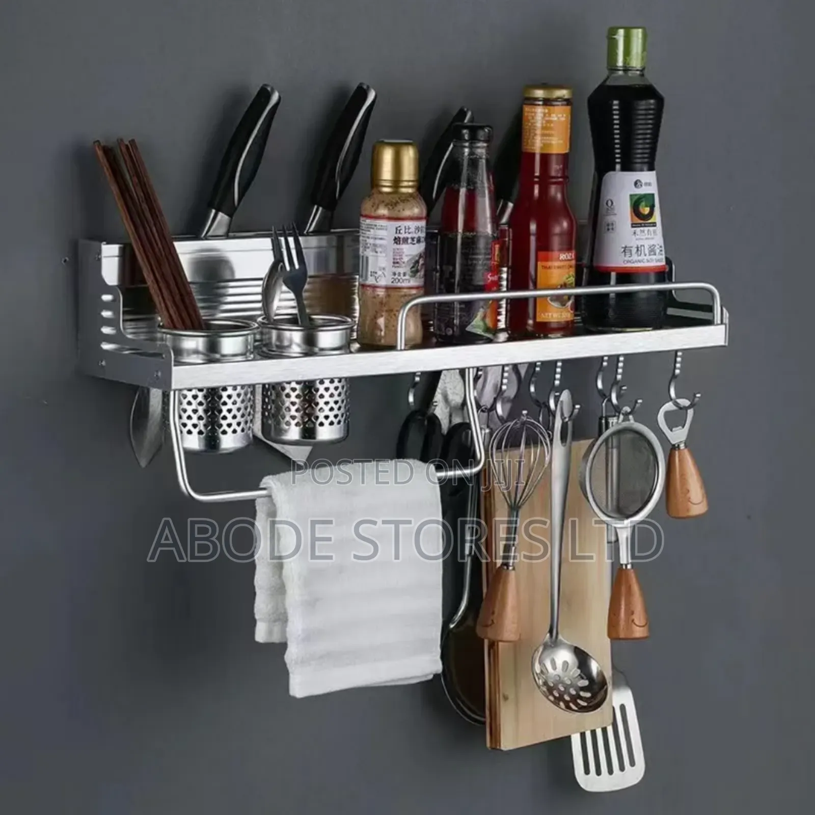 Kitchen Multi Purpose Wall Mount Organizer Hanger