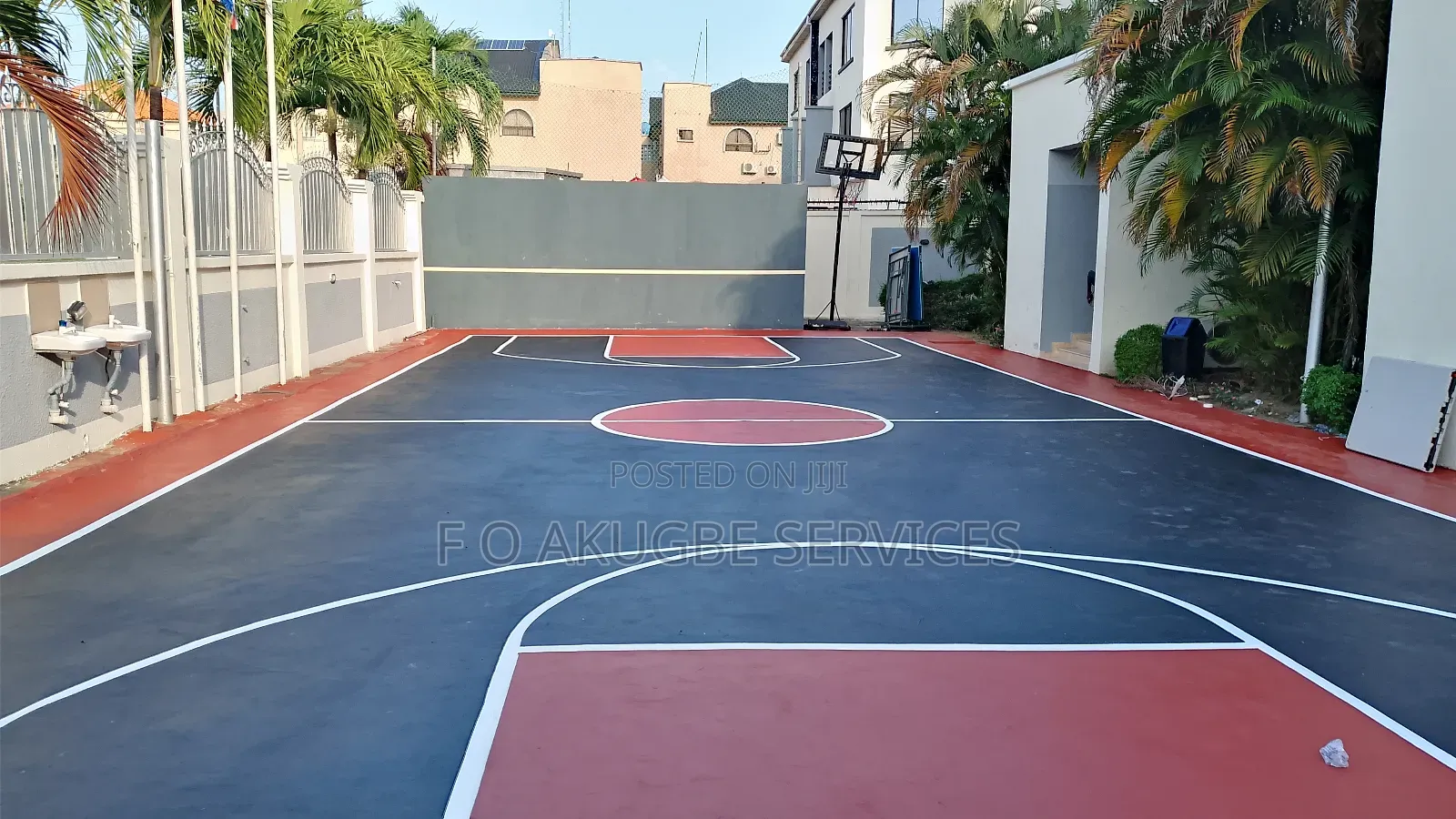 Basketball Court Construction, Reinforcement and Mentainace.