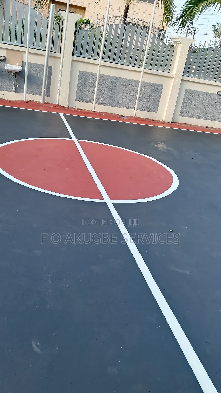 Basketball Court Construction, Reinforcement and Mentainace.