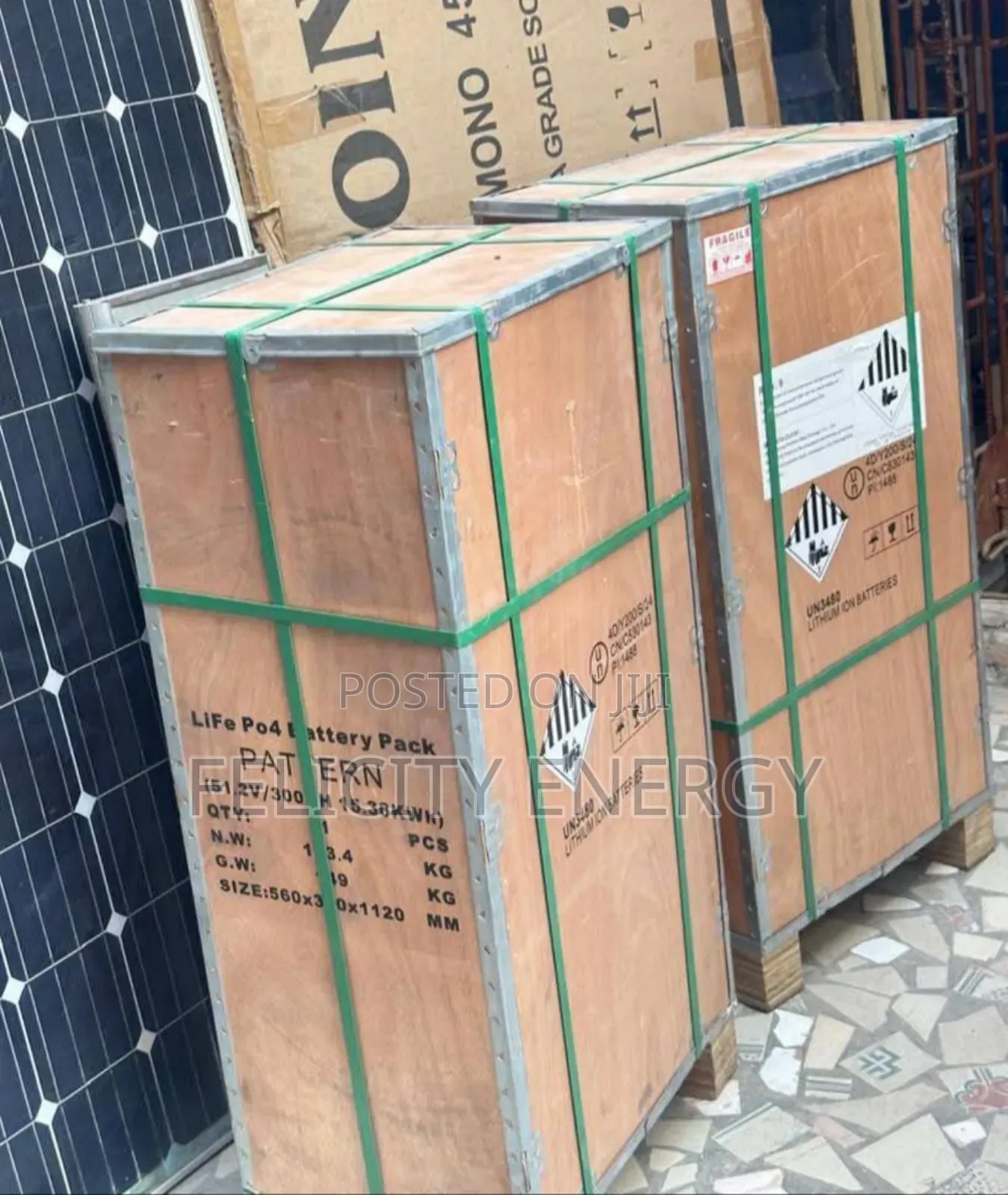 Pattern Lithium Battery 15kwh 48v (Brand New)