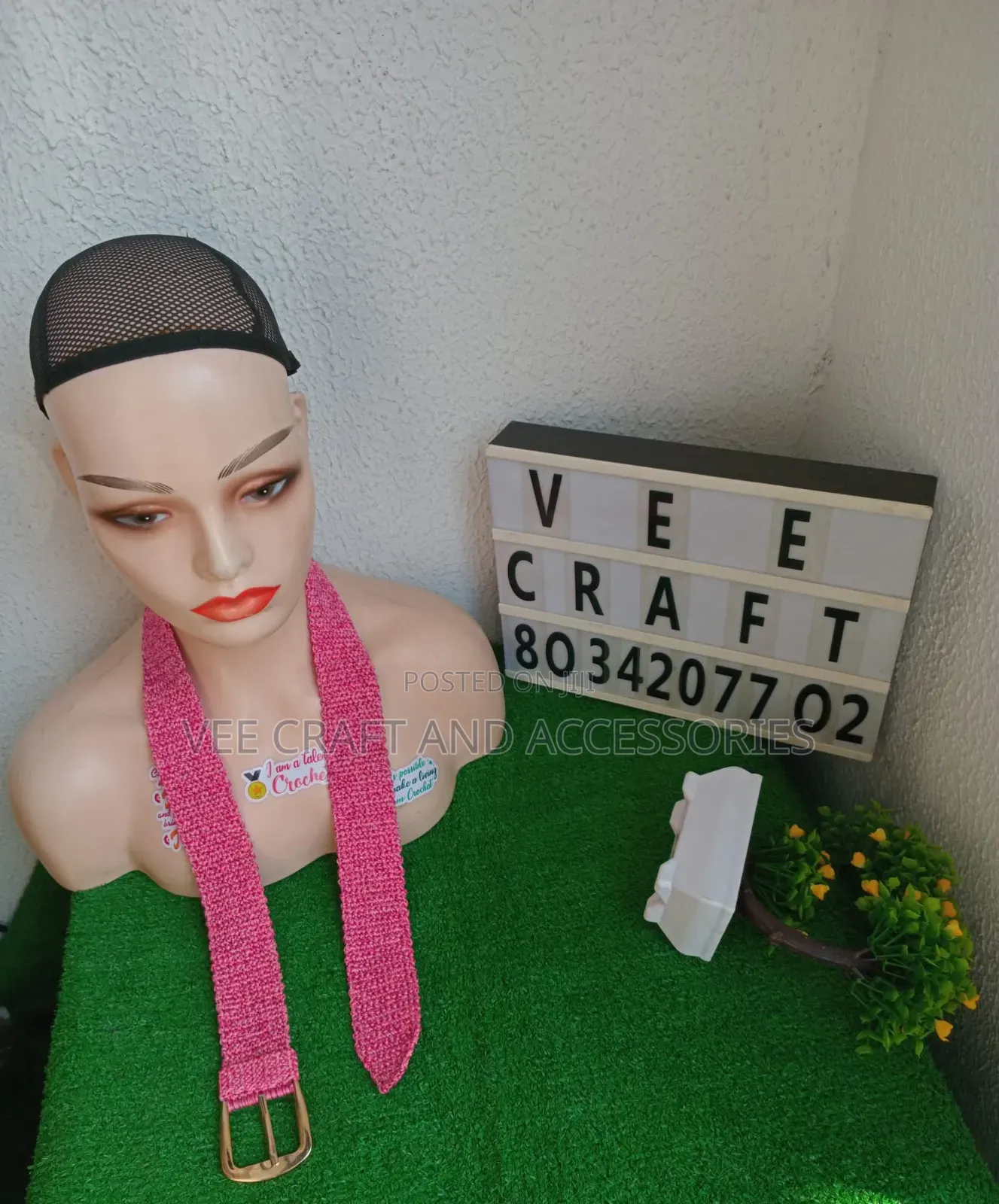 Handcrafted Crochet Belt(Unisex)