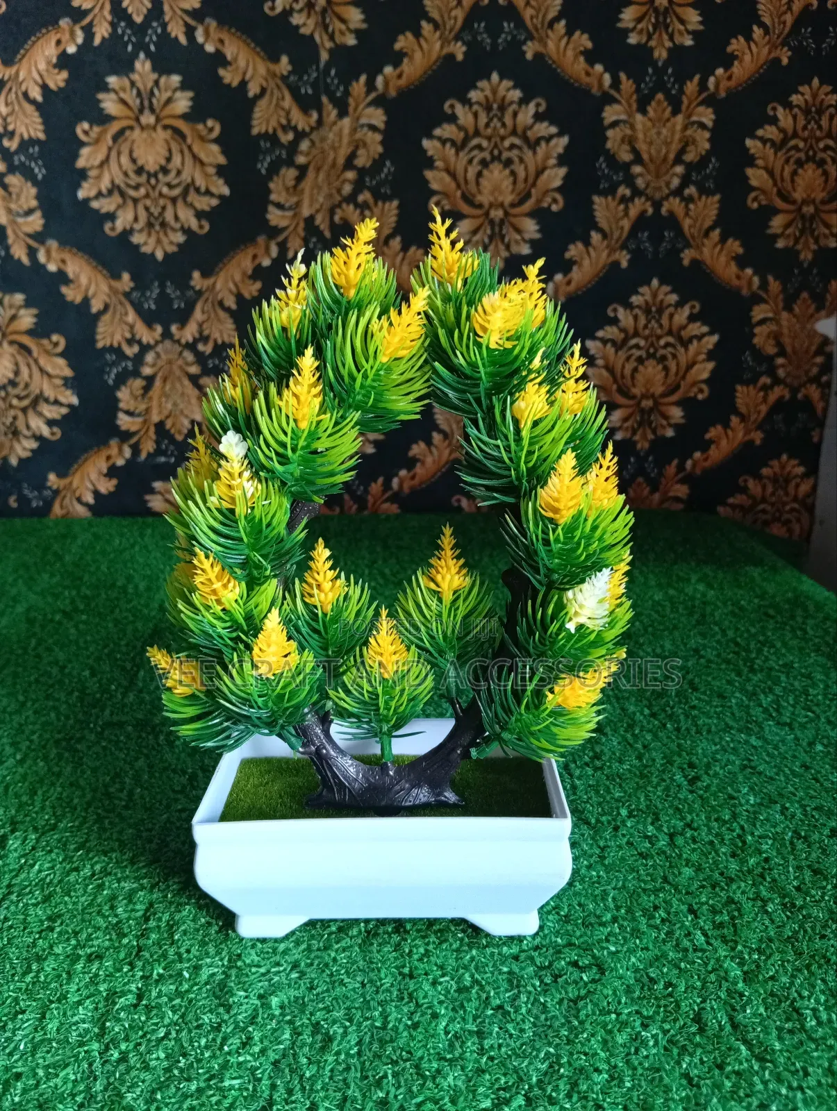 Artificial Potted Flowers With Free Gift