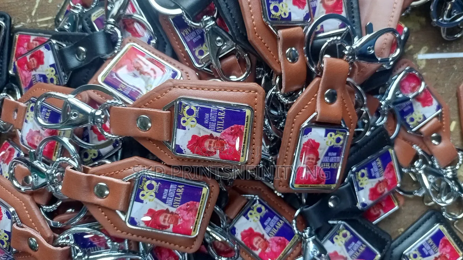 Customized Leather Keychain