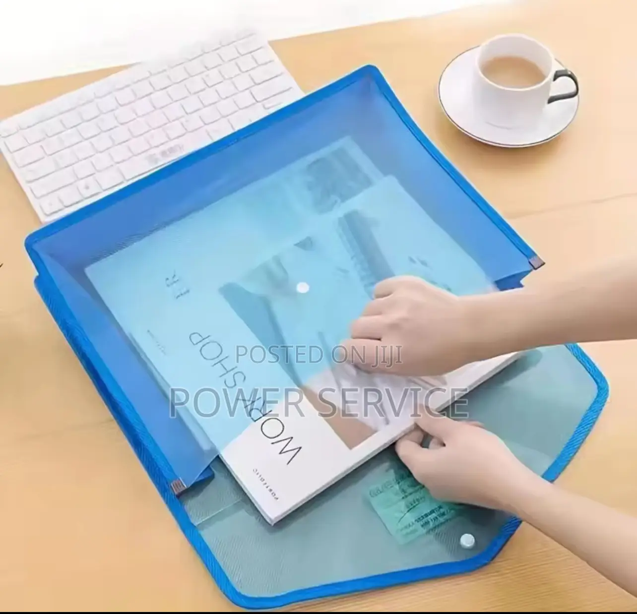 A4 File Folder Stationery Storage Folder Waterproof File Organizer