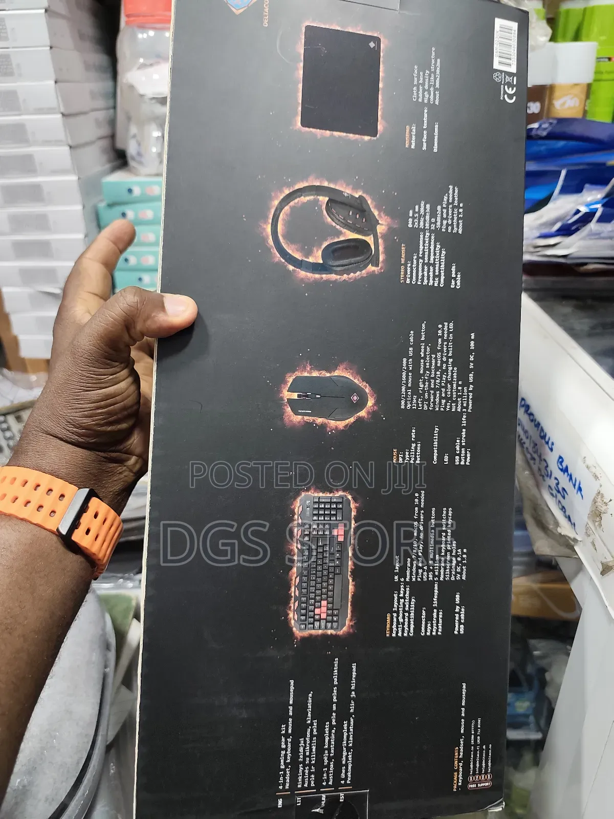Deltaco 4in1 Gaming Gear Kit