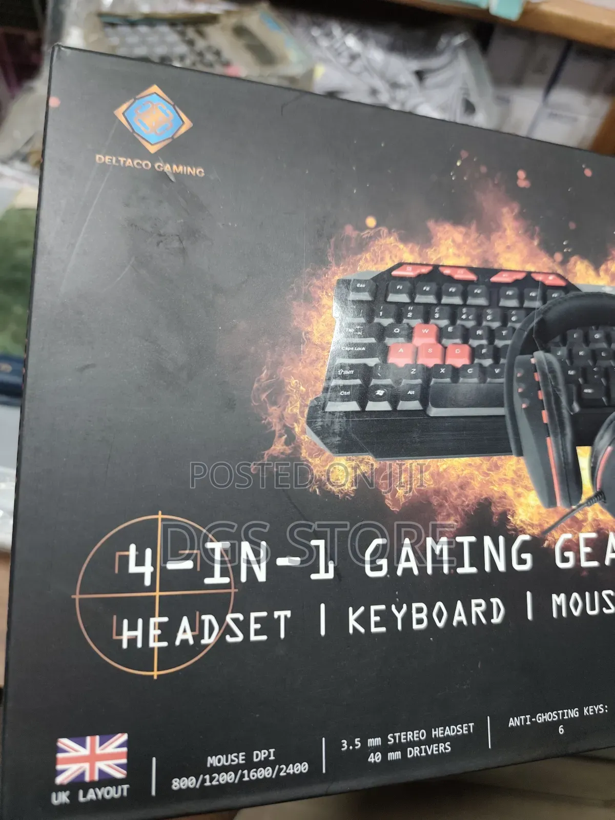 Deltaco 4in1 Gaming Gear Kit