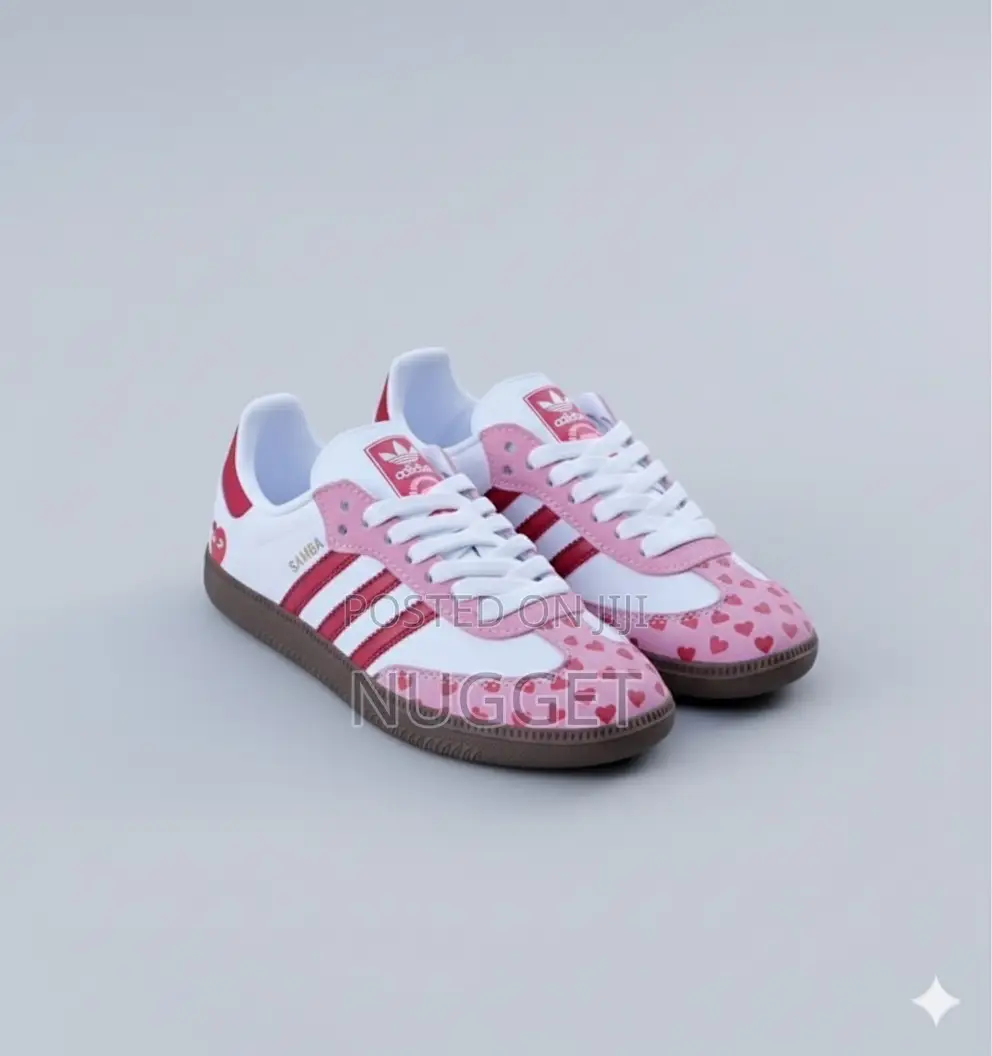 Adidas Samba Pink With Love Heart