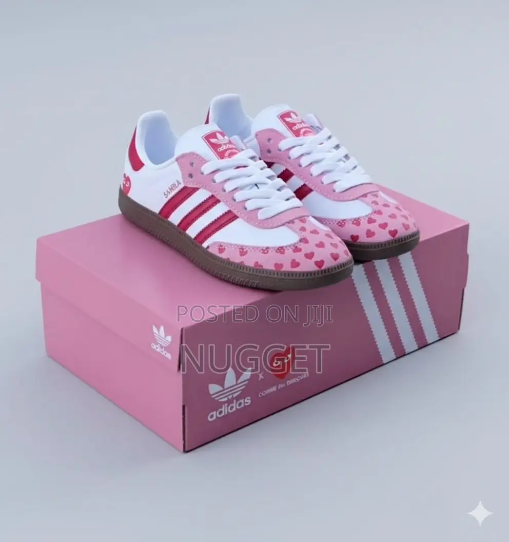 Adidas Samba Pink With Love Heart