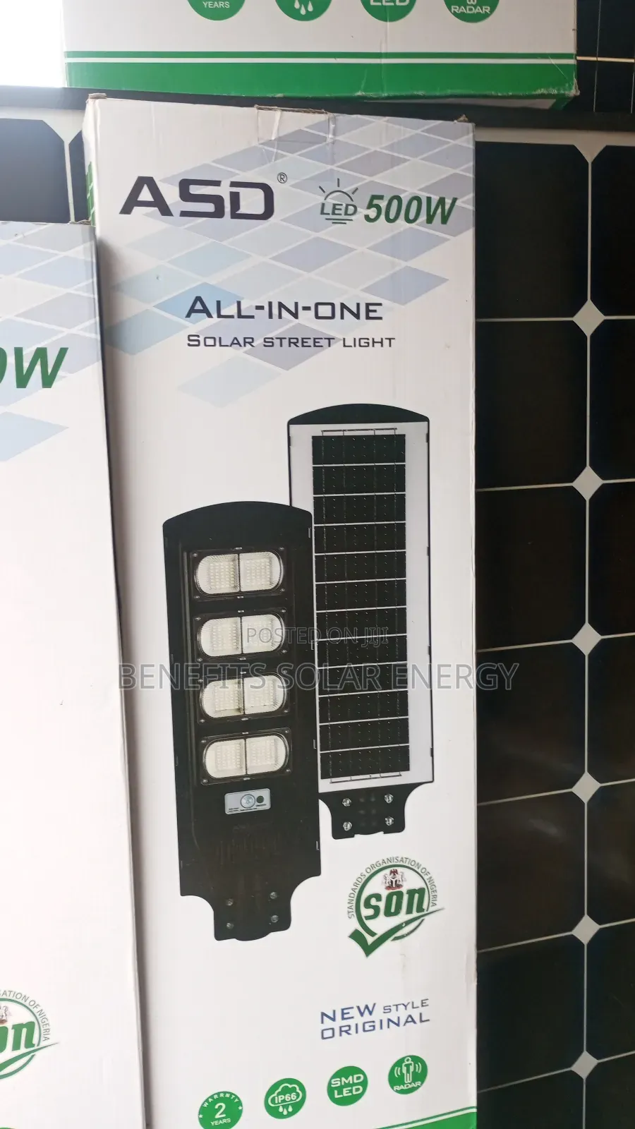 500w All in One Solar Street Light