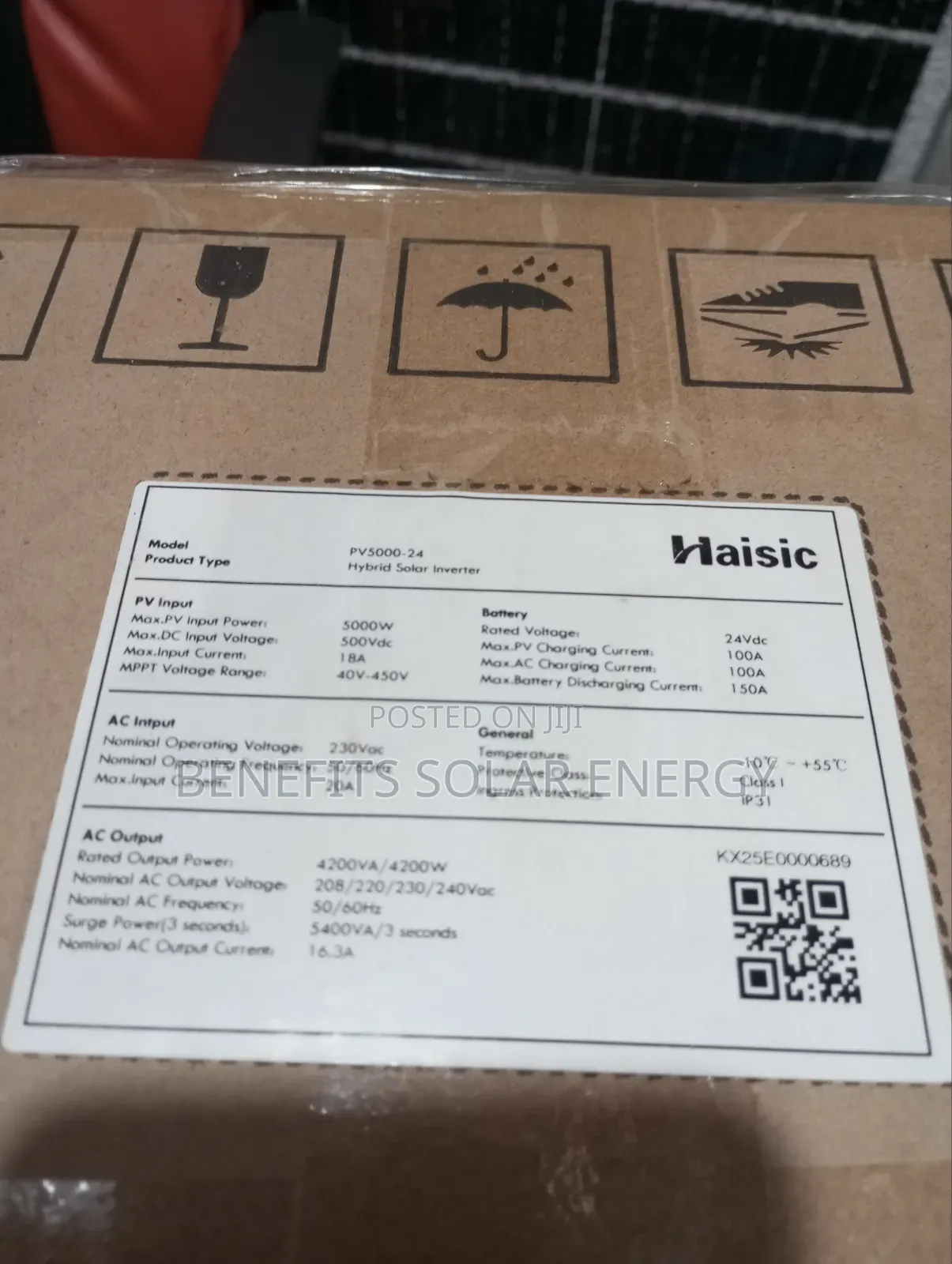 5kva 24v Haisic Hybrid Inverter