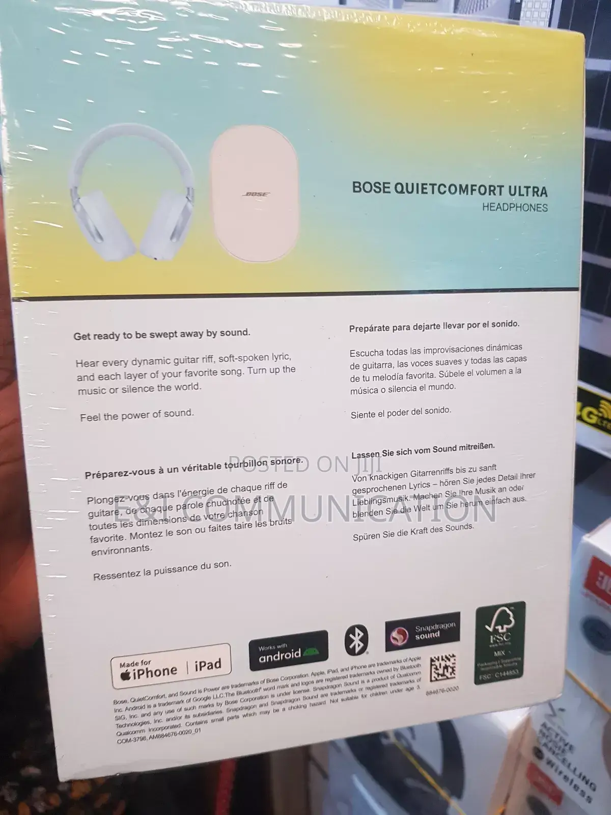 Bose, Quiet Comfort Ultra Headphone.
