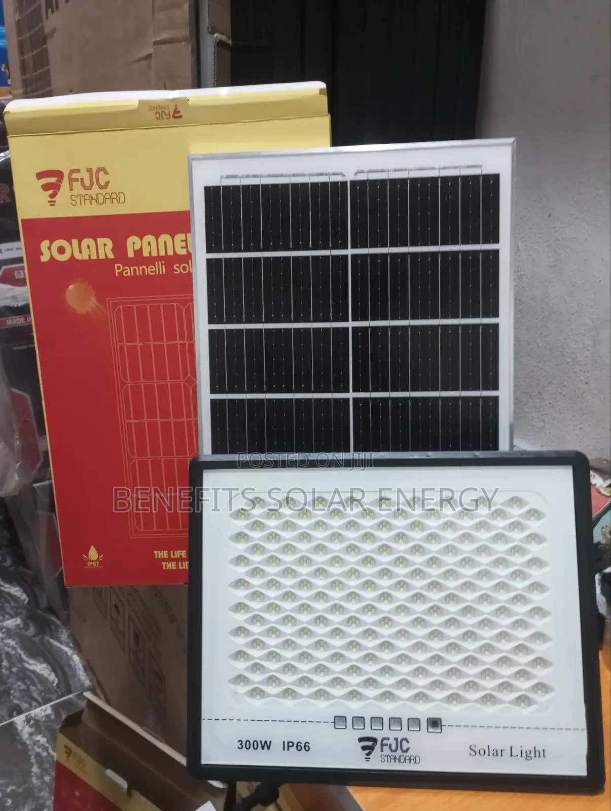 300w FJC Solar Flood Light