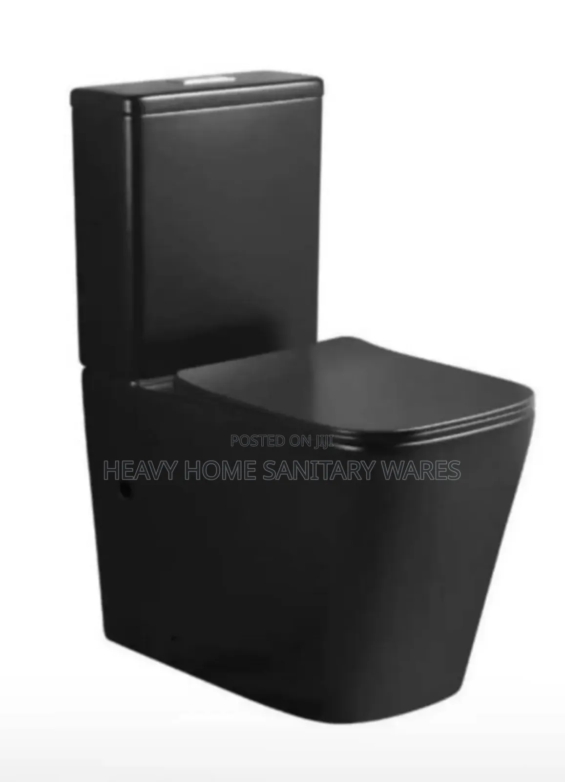 Matt Black Water Closet R20
