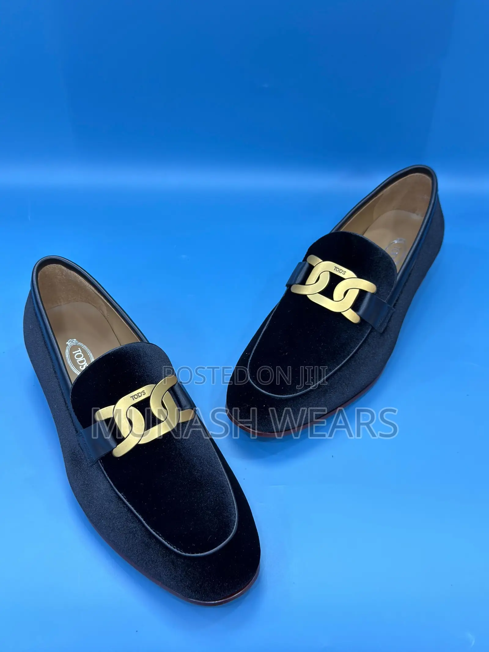 Luxury Tod's Velvet Shoes For Men