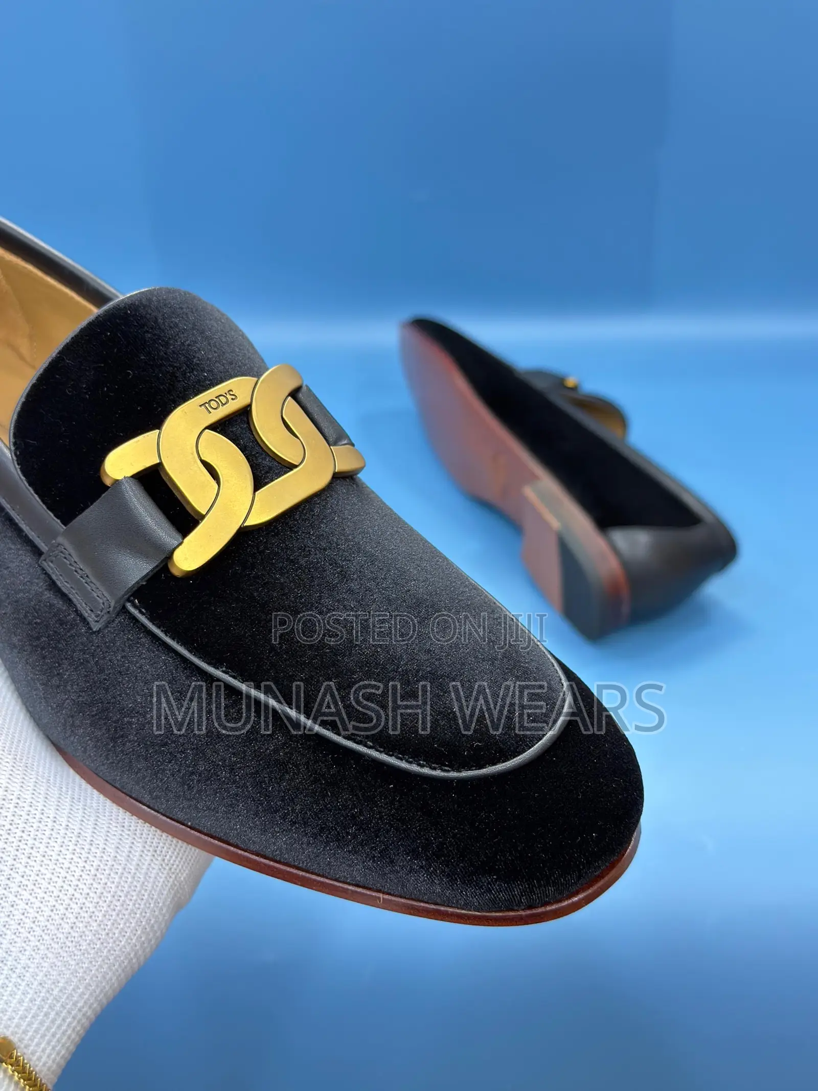 Luxury Tod's Velvet Shoes For Men