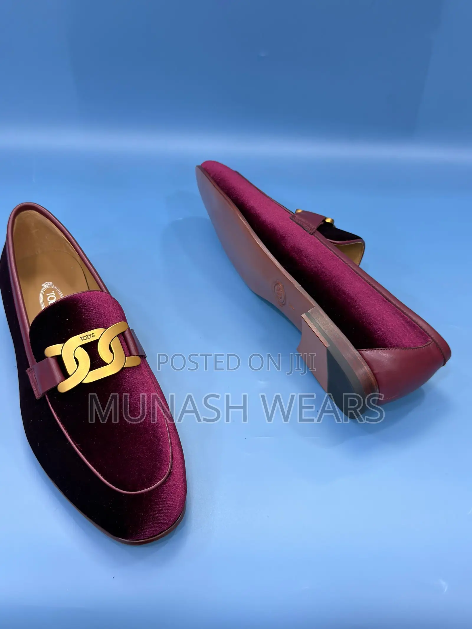 Luxury Tod's Velvet Shoes For Men