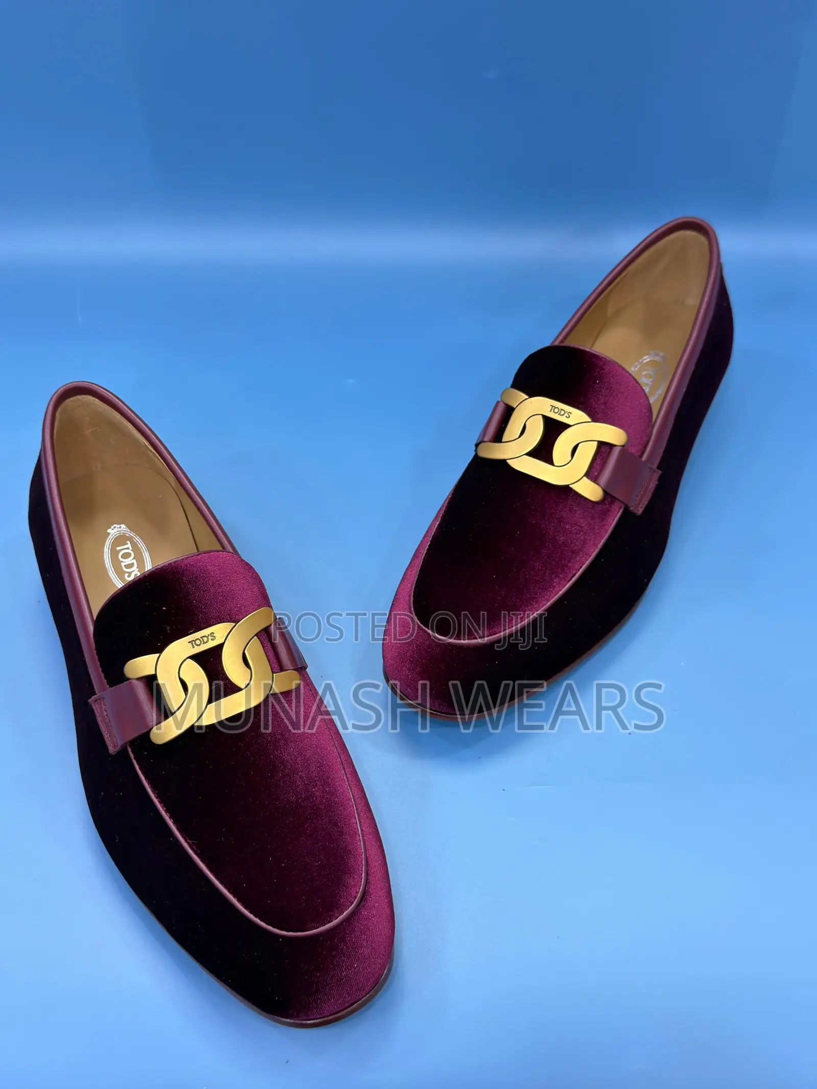 Luxury Tod's Velvet Shoes For Men