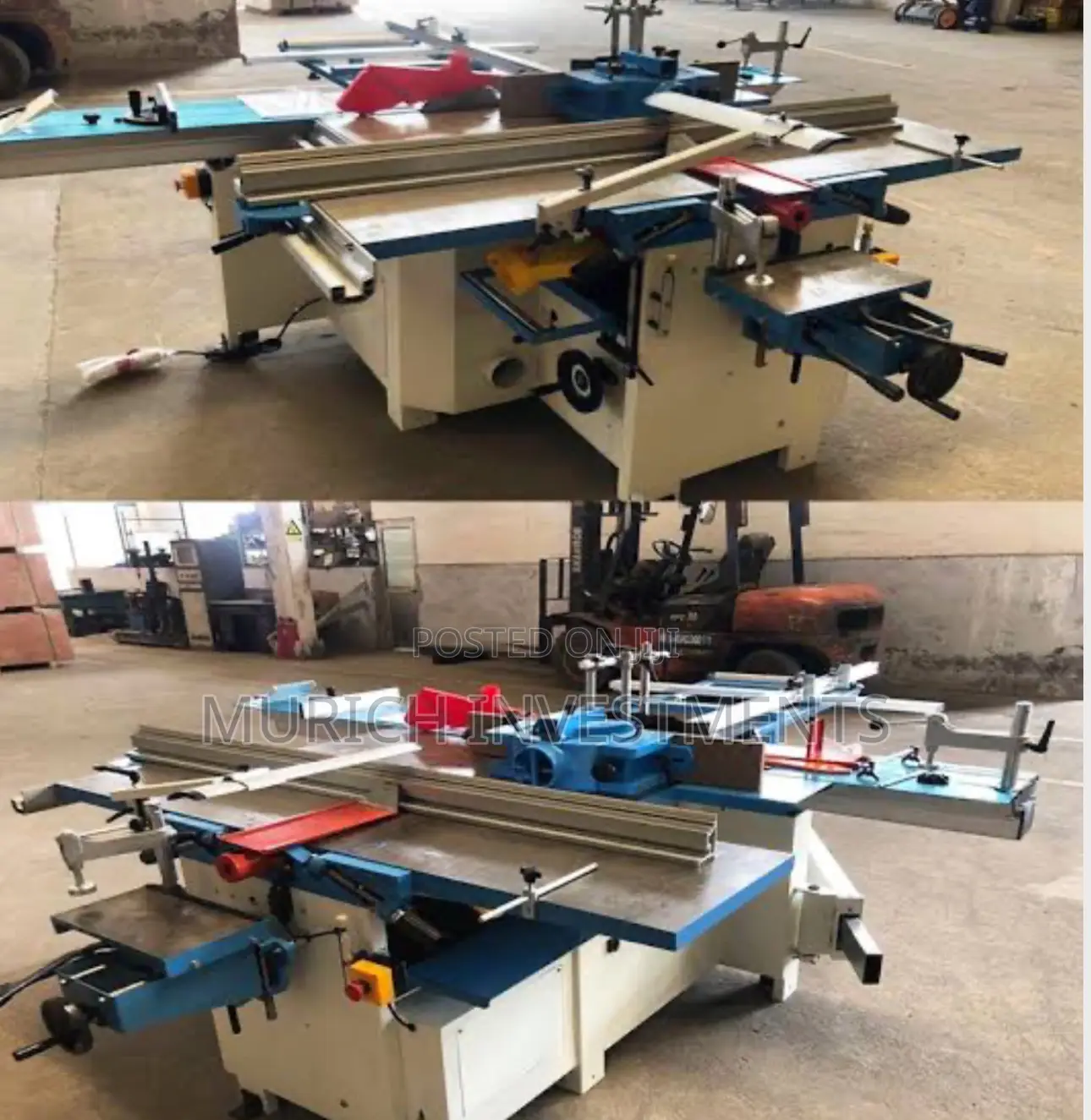 Multi-Functional 6-in-1 Combination Industrial Woodworking Machine