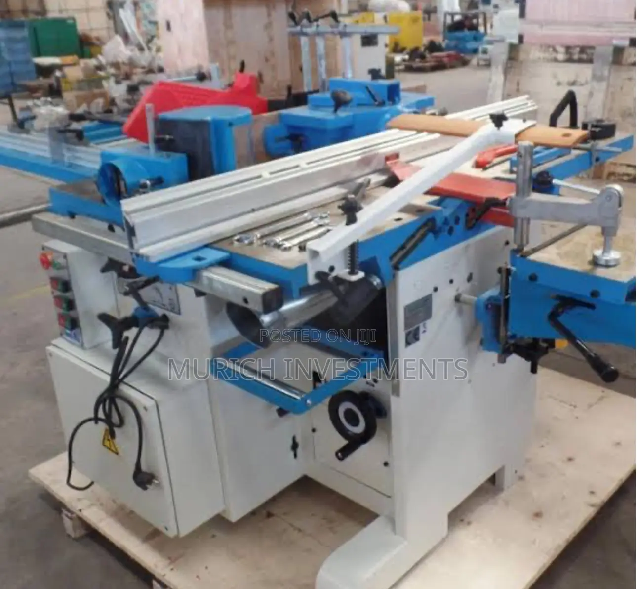 Multi-Functional 6-in-1 Combination Industrial Woodworking Machine