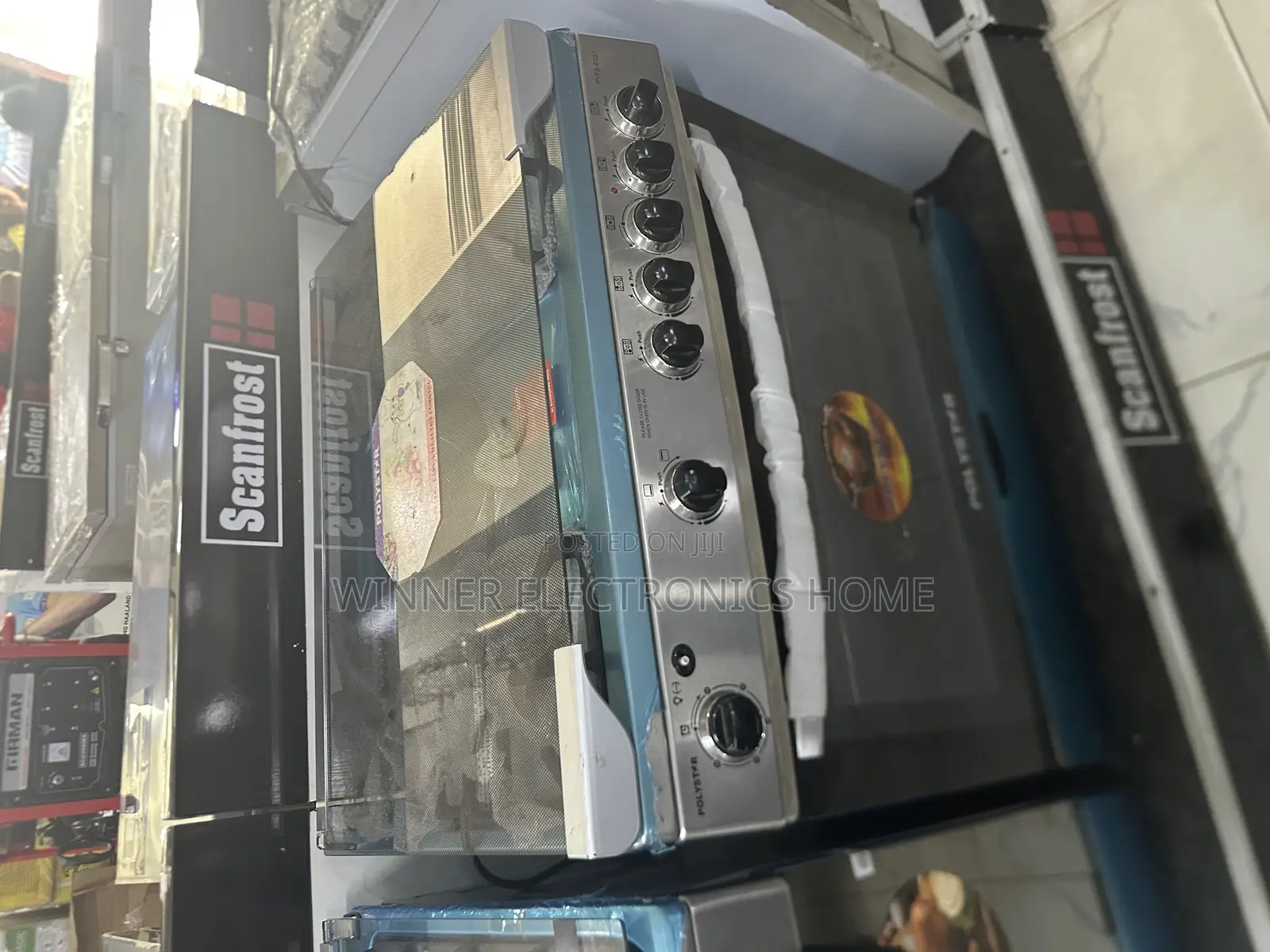 Polystar 60 by 90 Standing Gas Cooker 4gas Plus 1electric