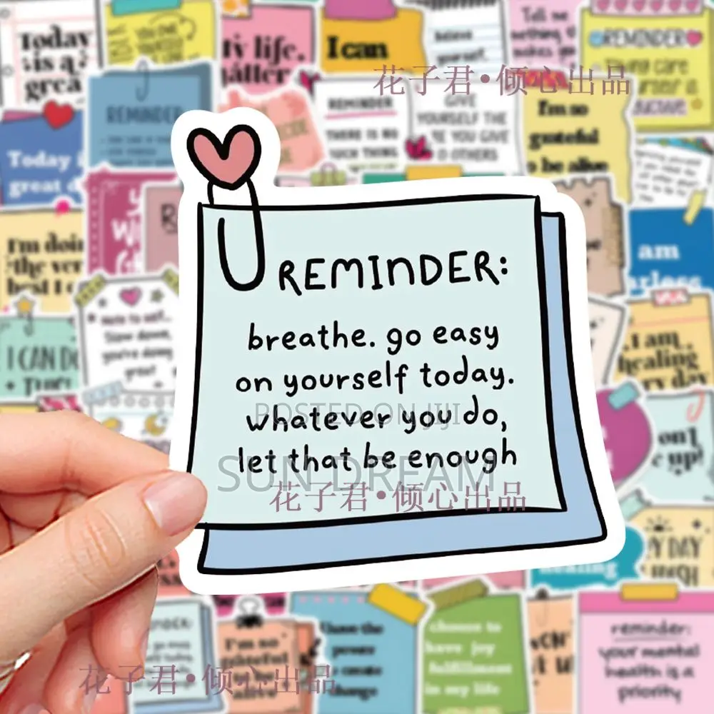 50 Pieces Stickers Home Decoration Self-Confidence Wall Stickers