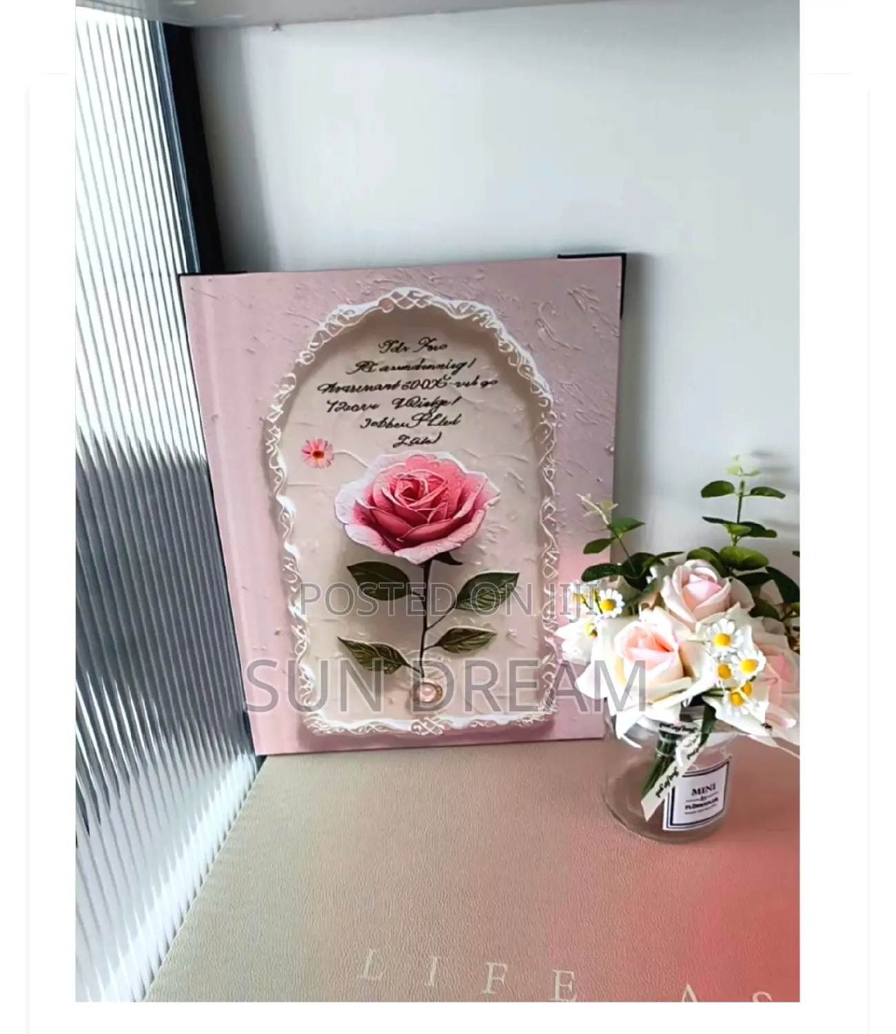 2 in One Arts Rose Art Home Decoration Wall Painting Art Picture