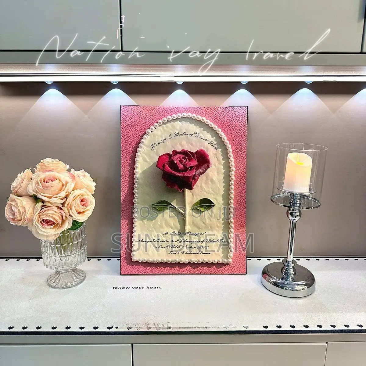 2 in One Arts Rose Art Home Decoration Wall Painting Art Picture