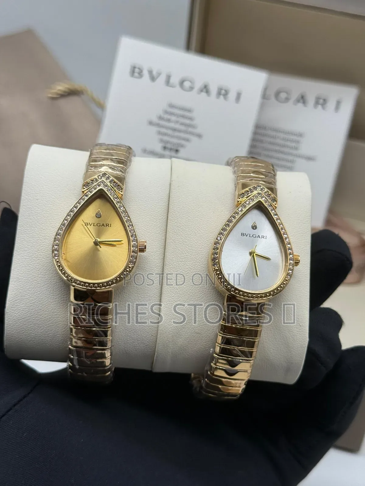 Authentic Quality Bvlgari Chain Watch for Ladies