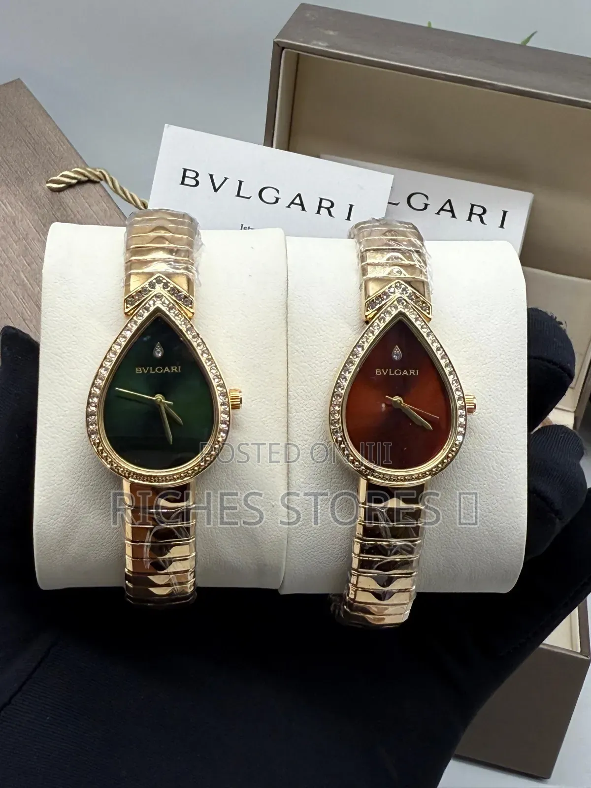 Authentic Quality Bvlgari Chain Watch for Ladies