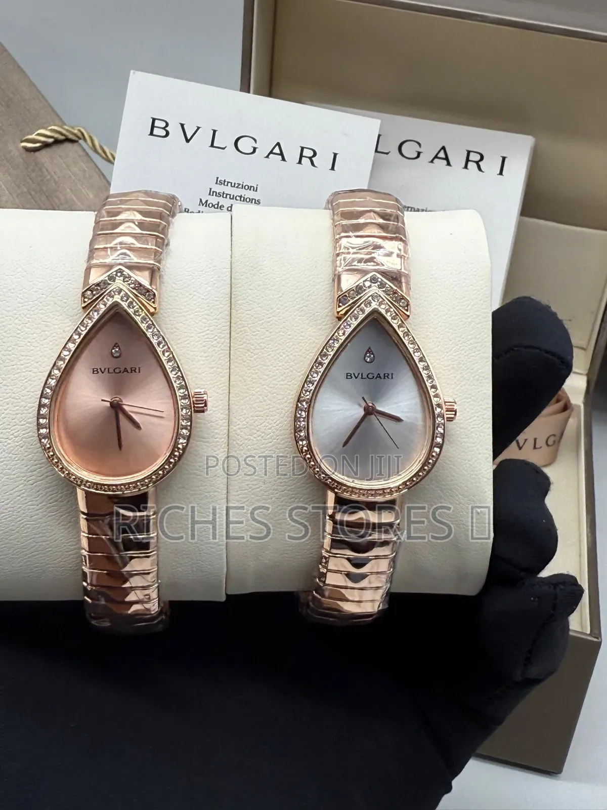 Authentic Quality Bvlgari Chain Watch for Ladies
