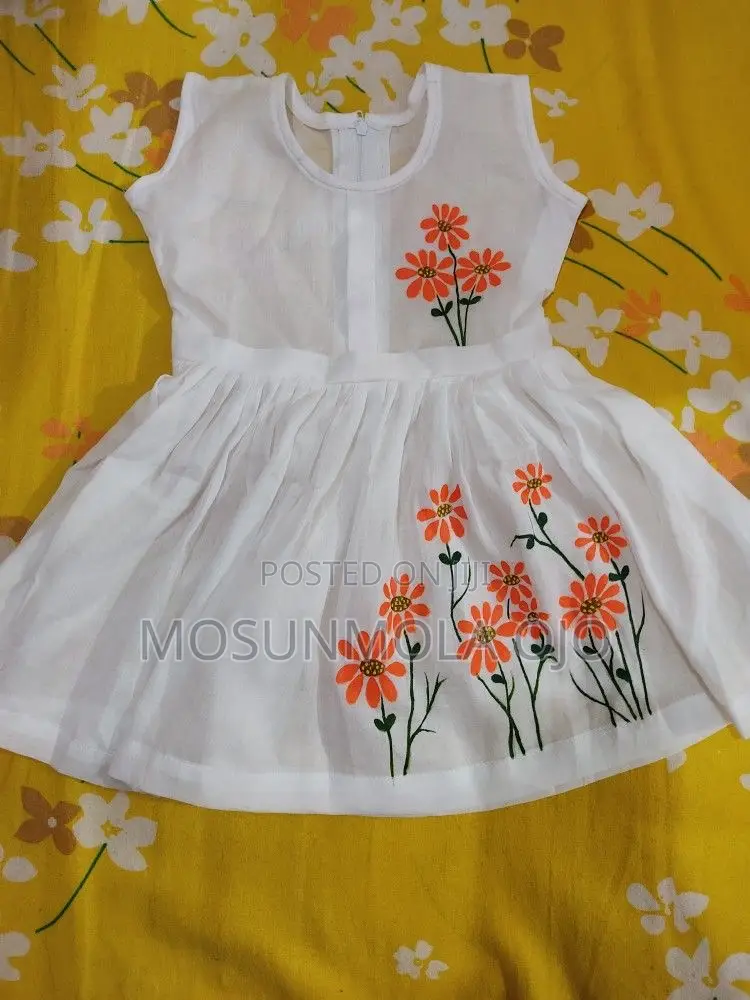 Summer New Cotton Dress for Girls- 24months (2years)