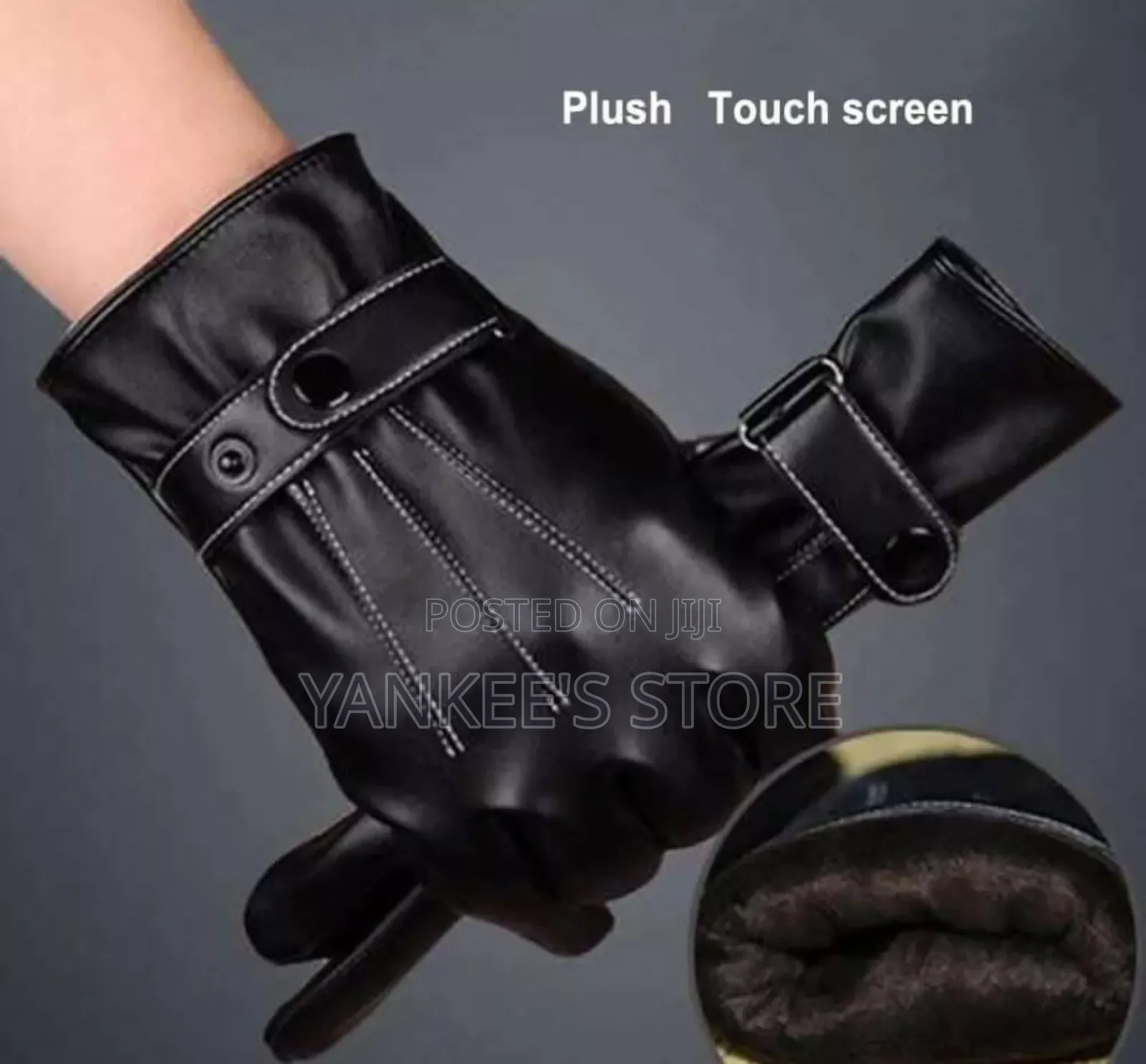 Brand New Boys Touch Screen Leather Glove