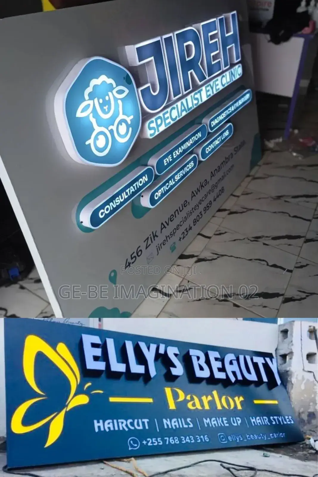 3d Facial Signage Outdoor