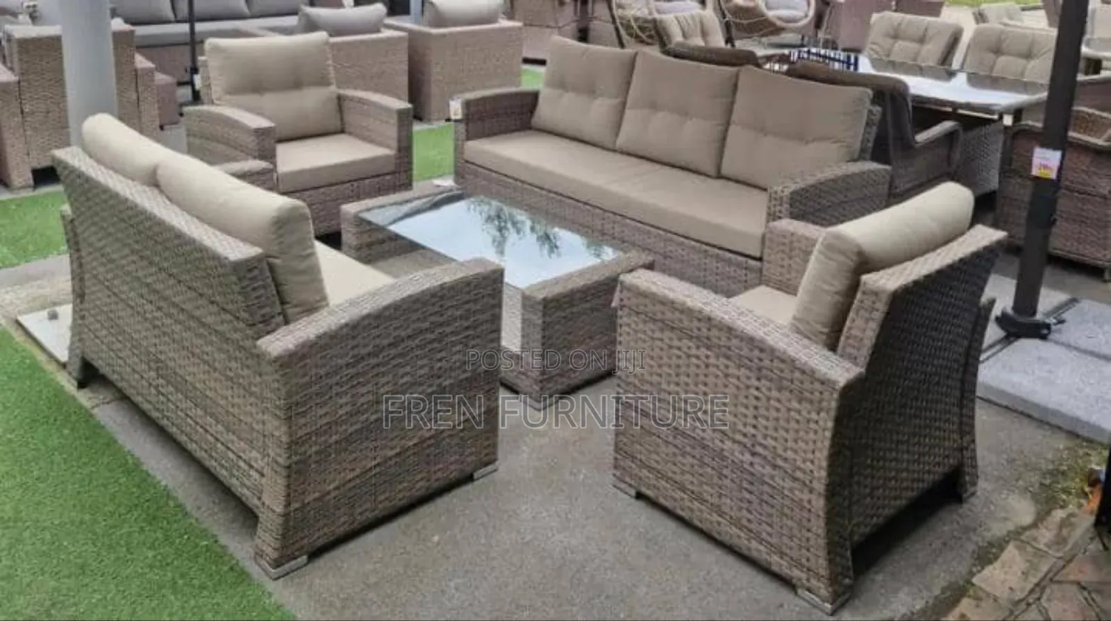 Rattan Chairs Full Set Available