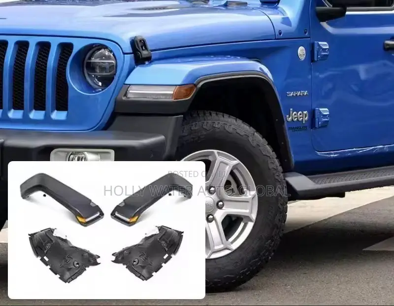 Jeep Wrangler Upgraded Fender and Face Grill Cover Replacement Kit