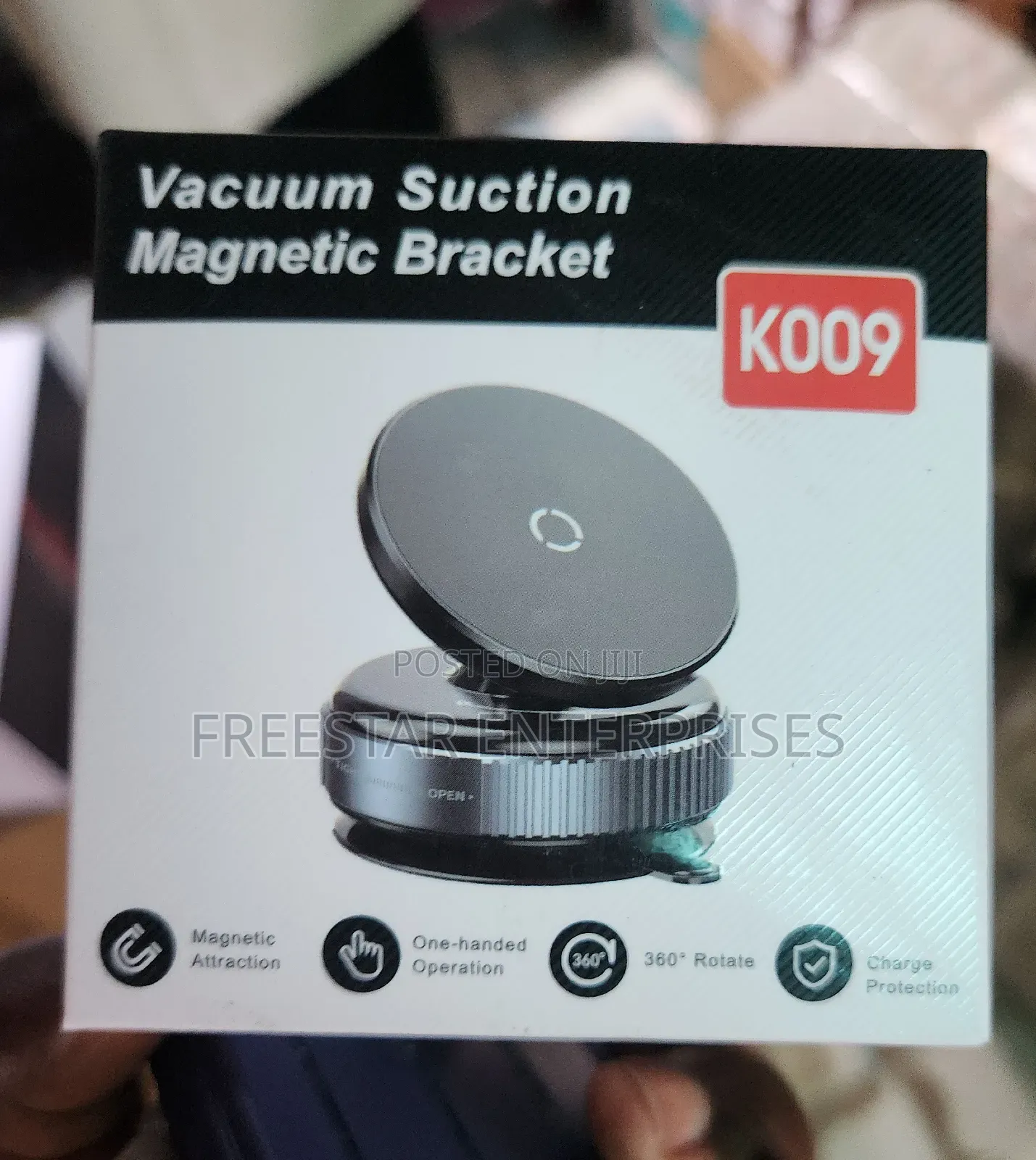Vacuum Suction Magnetic Phone Holder. Suction Magnetic Bracket .